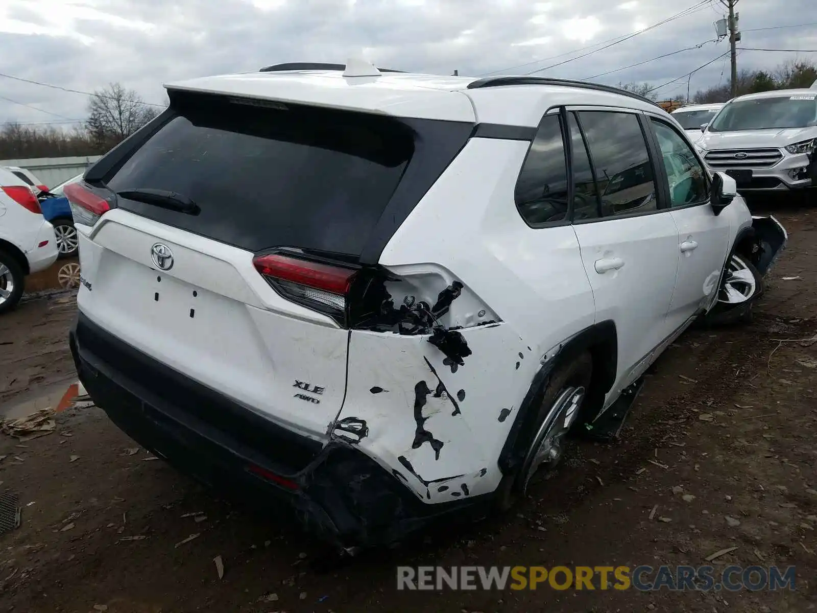 4 Фотография поврежденного автомобиля 2T3P1RFVXKC003006 TOYOTA RAV4 2019