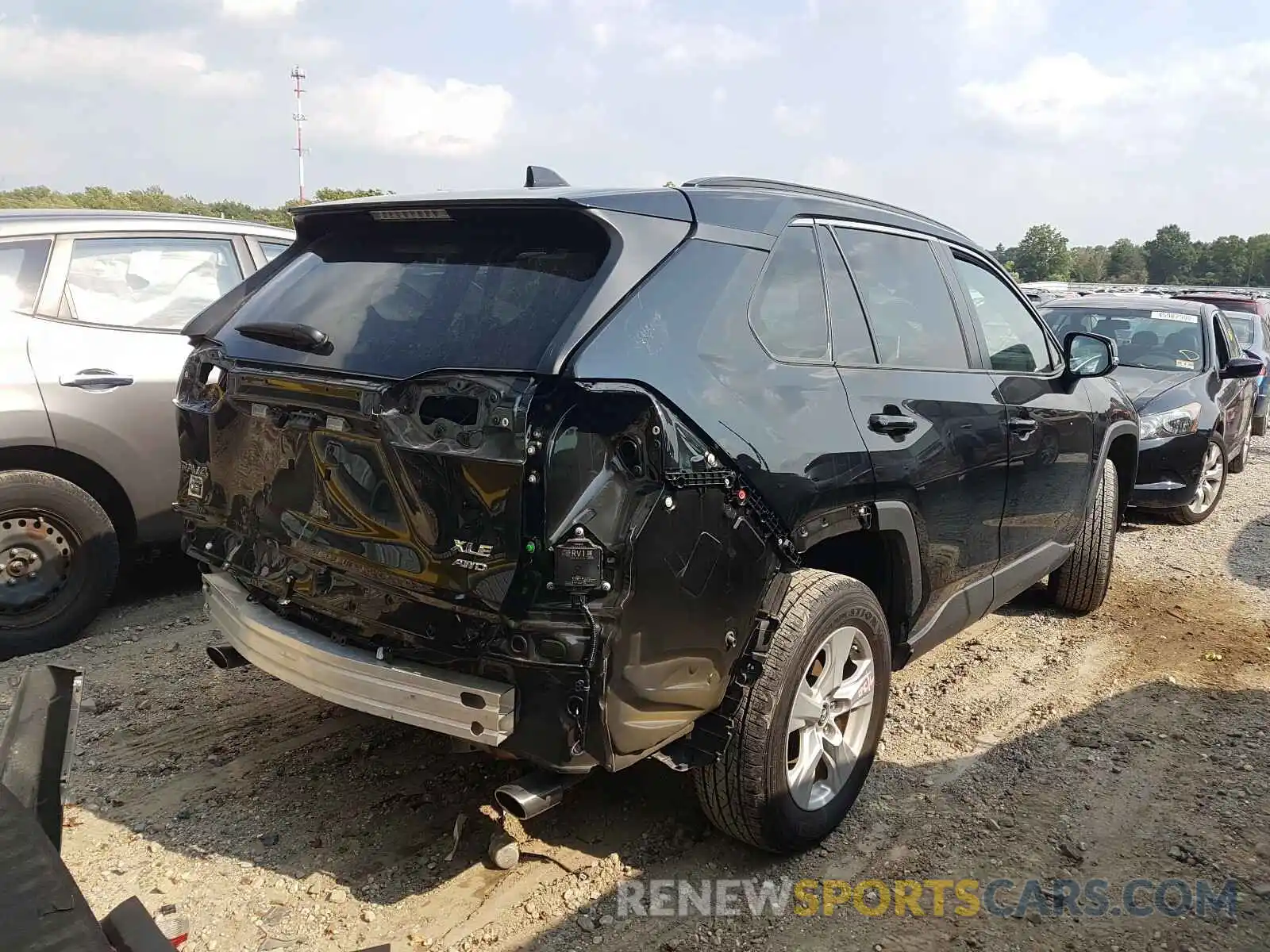 4 Фотография поврежденного автомобиля 2T3P1RFVXKC004222 TOYOTA RAV4 2019