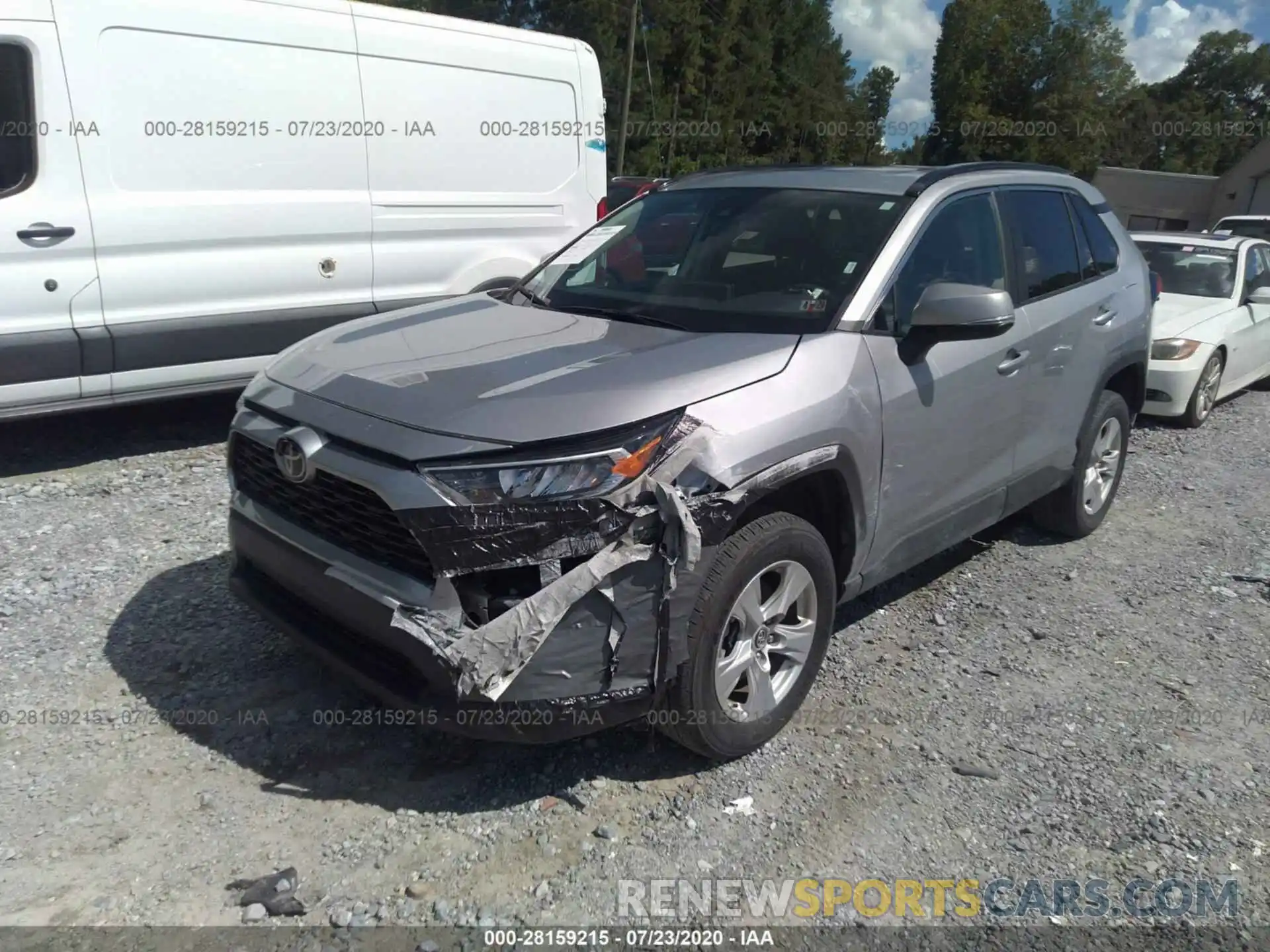 2 Photograph of a damaged car 2T3P1RFVXKC005189 TOYOTA RAV4 2019