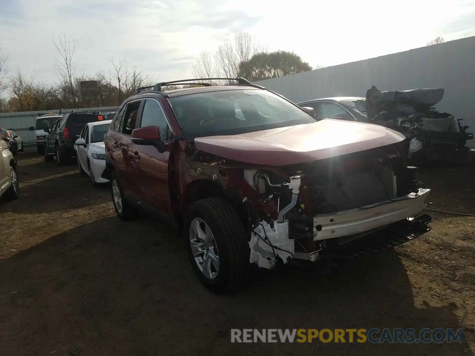 1 Photograph of a damaged car 2T3P1RFVXKC010442 TOYOTA RAV4 2019