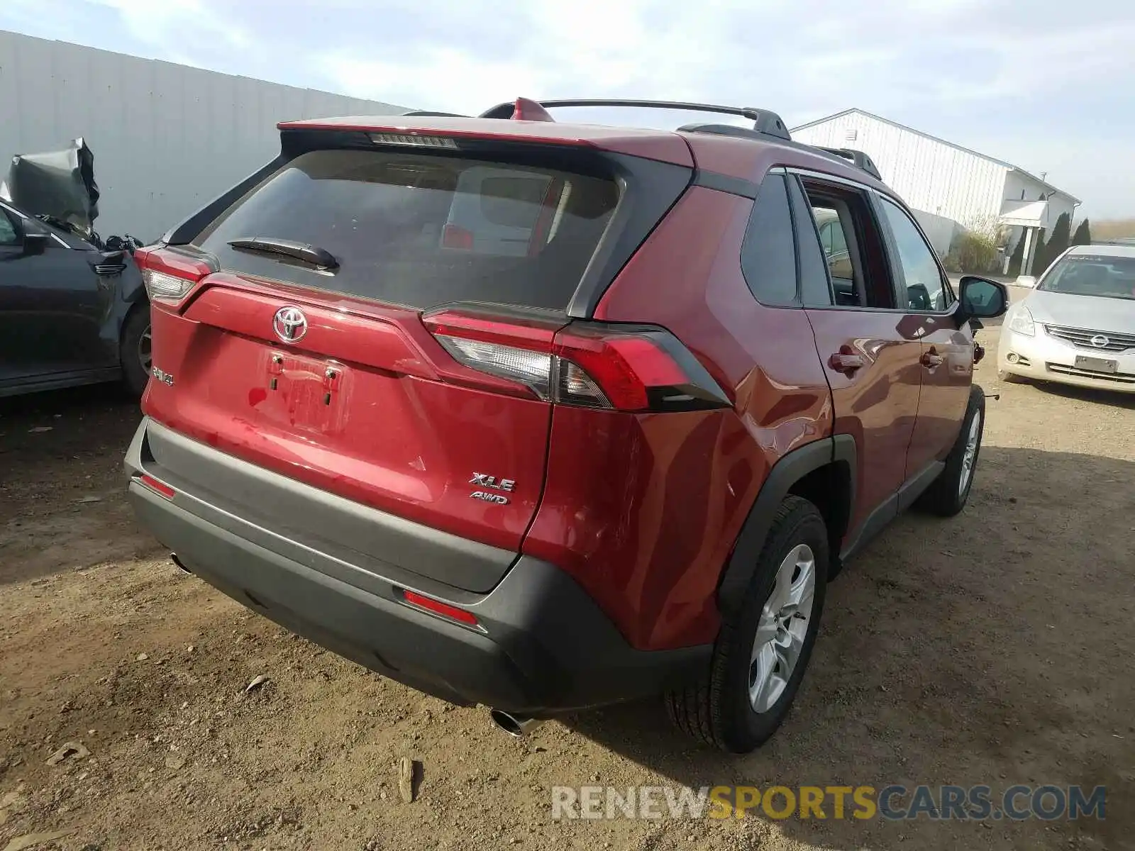 4 Photograph of a damaged car 2T3P1RFVXKC010442 TOYOTA RAV4 2019