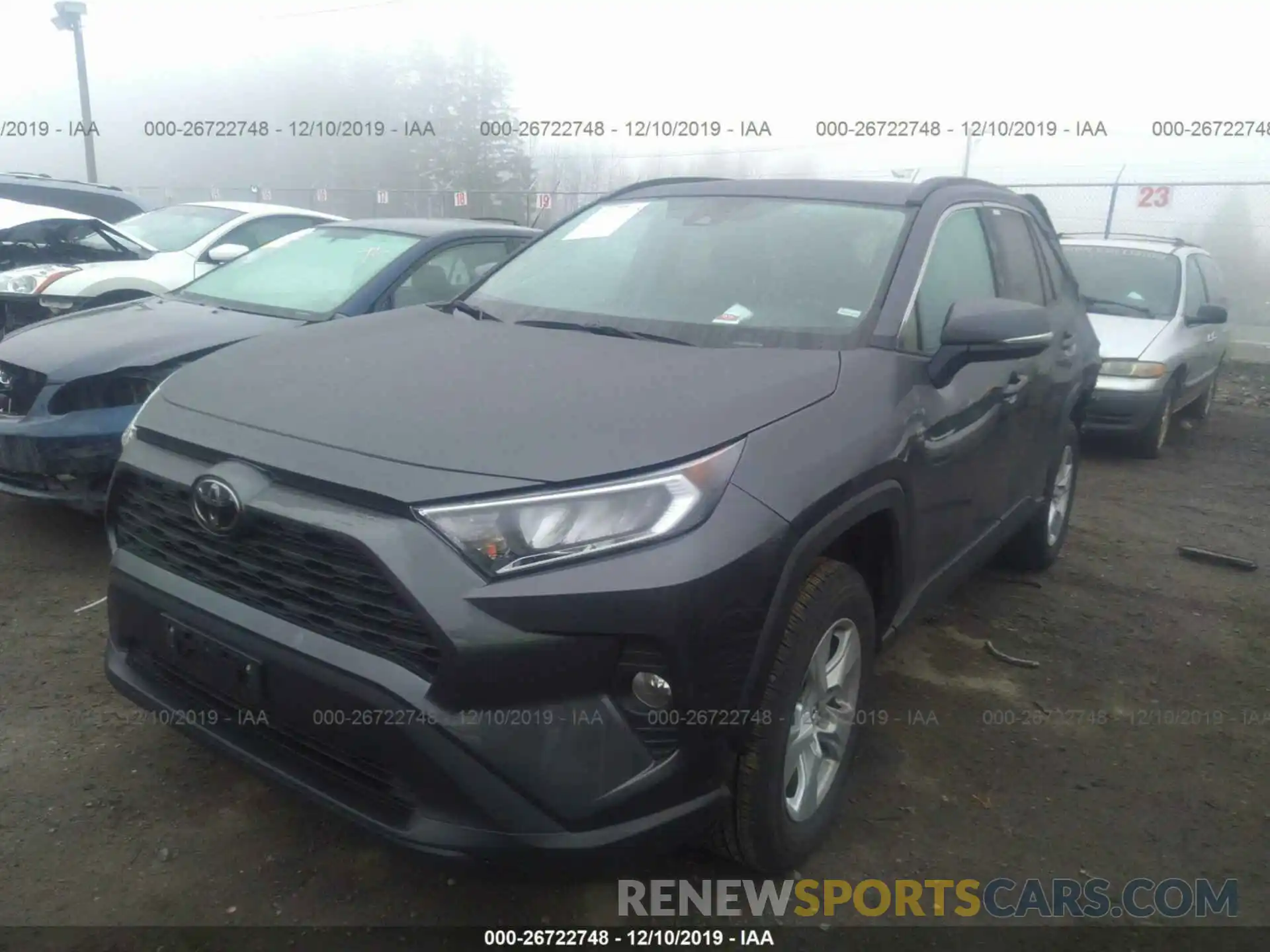 2 Фотография поврежденного автомобиля 2T3P1RFVXKC011560 TOYOTA RAV4 2019