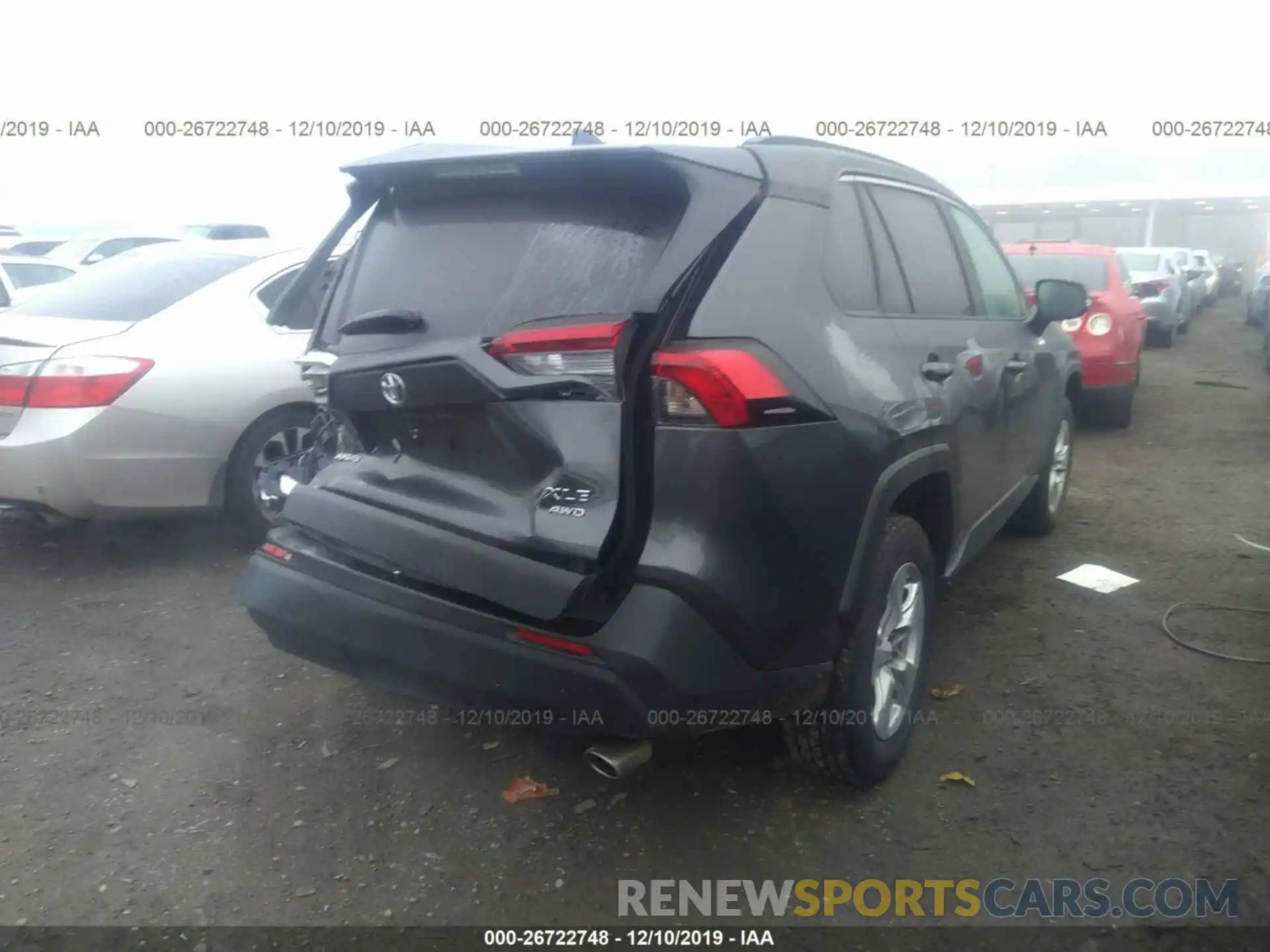 4 Photograph of a damaged car 2T3P1RFVXKC011560 TOYOTA RAV4 2019