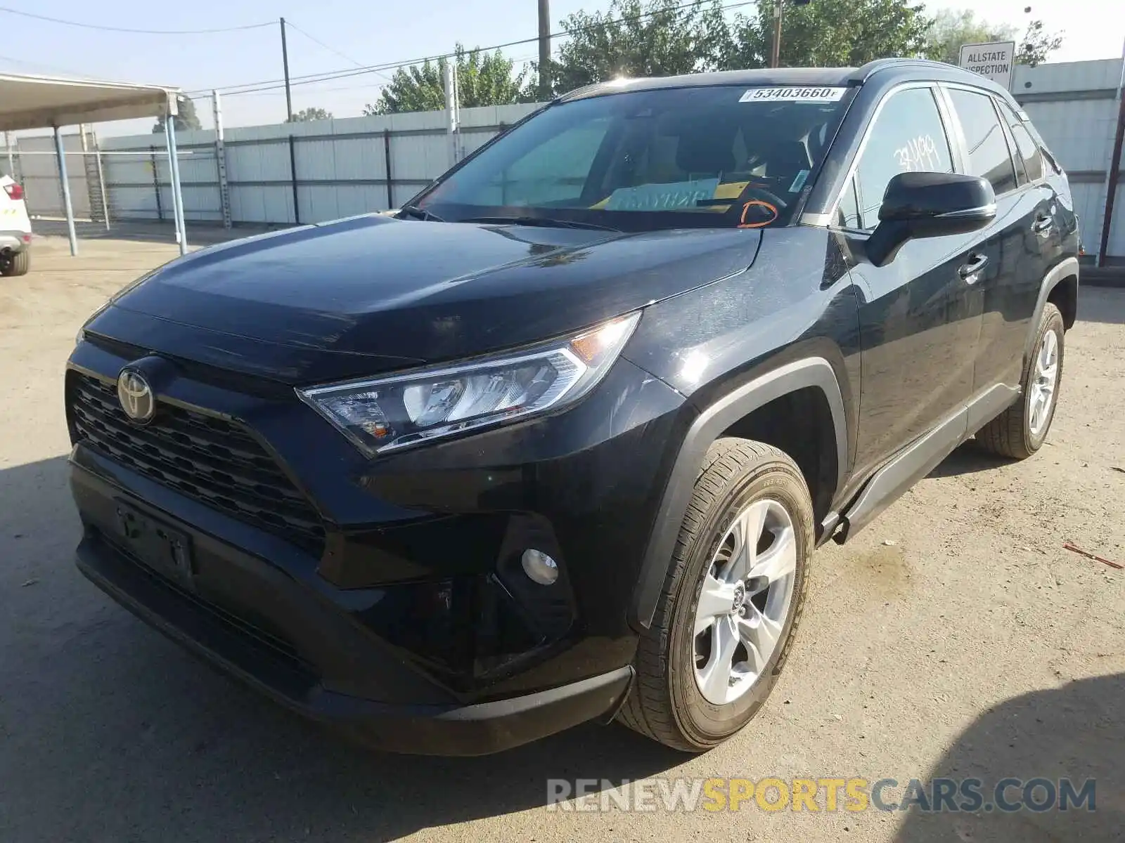 2 Фотография поврежденного автомобиля 2T3P1RFVXKC012935 TOYOTA RAV4 2019