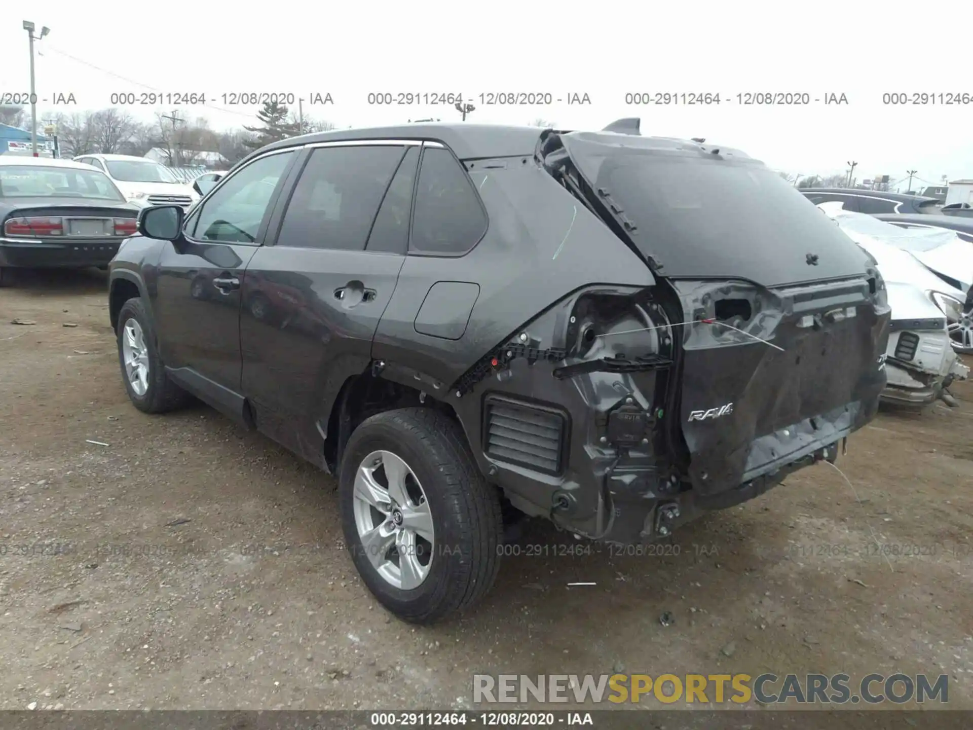 3 Фотография поврежденного автомобиля 2T3P1RFVXKC015480 TOYOTA RAV4 2019