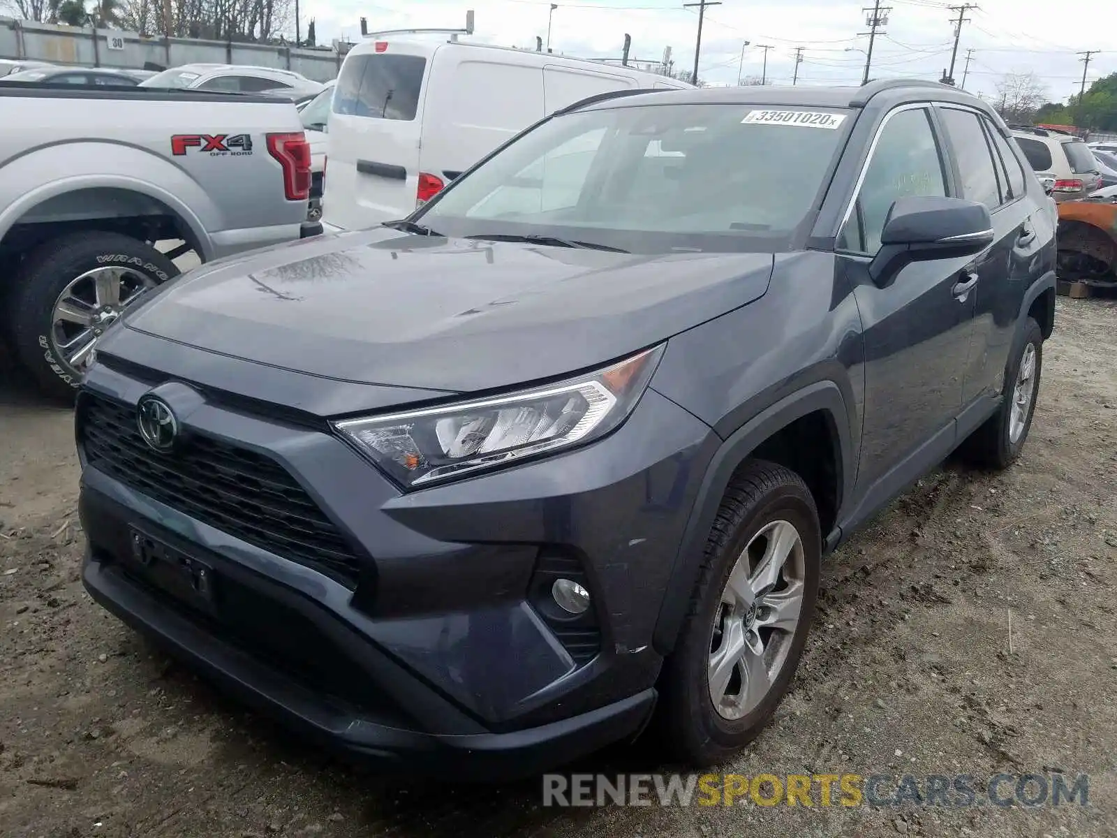 2 Фотография поврежденного автомобиля 2T3P1RFVXKC015916 TOYOTA RAV4 2019