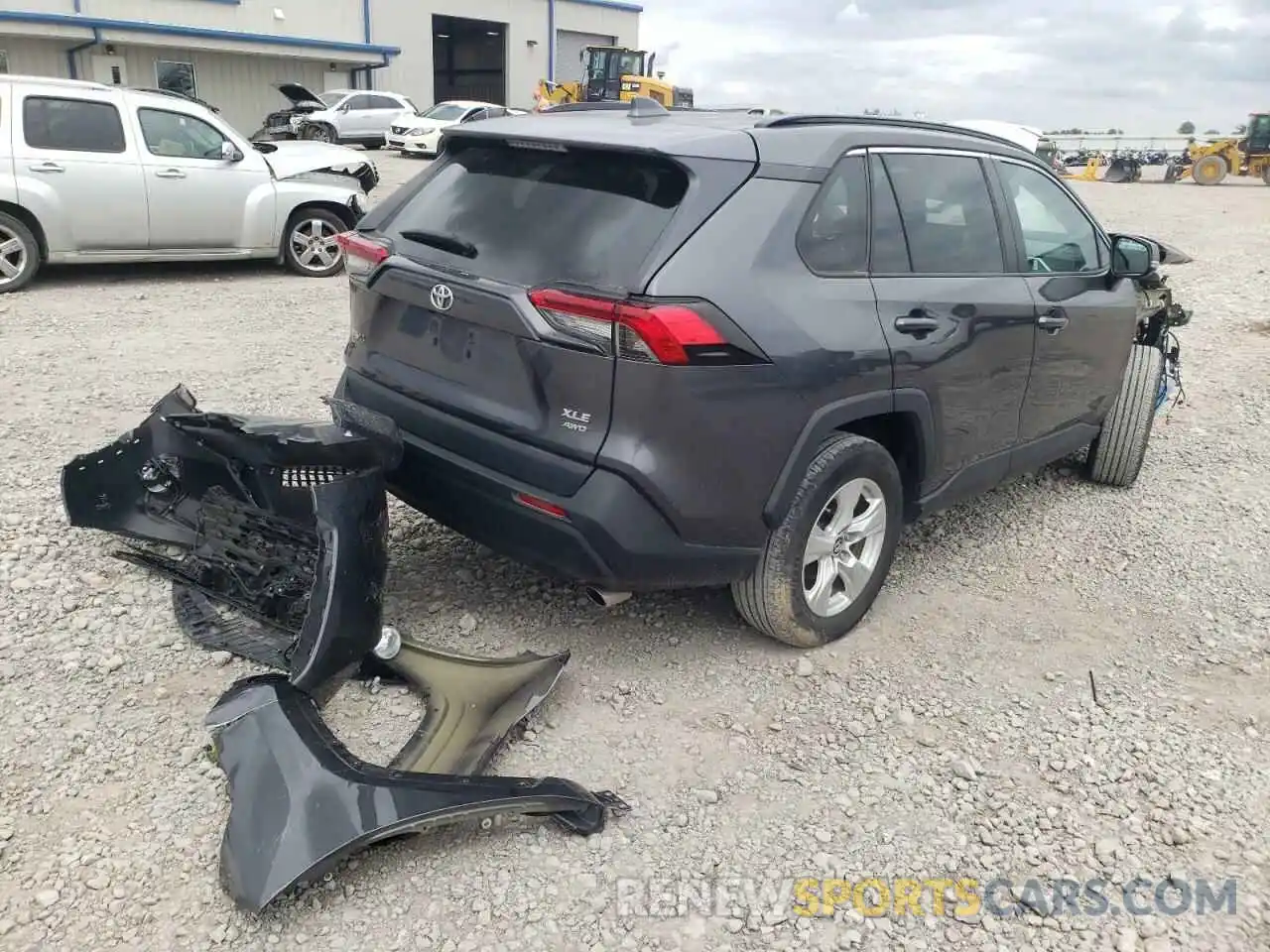 4 Photograph of a damaged car 2T3P1RFVXKC027466 TOYOTA RAV4 2019