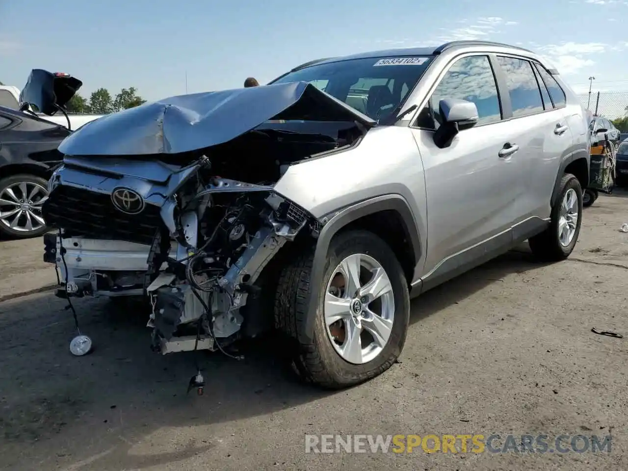 2 Photograph of a damaged car 2T3P1RFVXKC029136 TOYOTA RAV4 2019