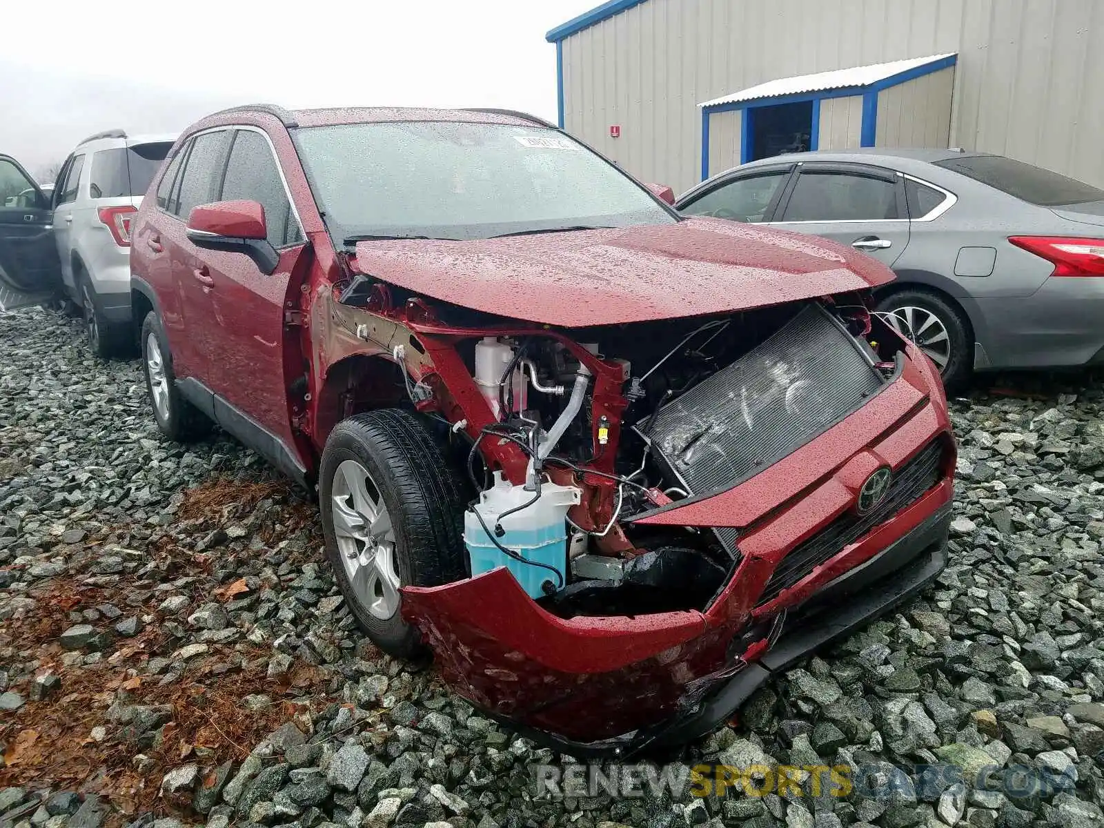 1 Photograph of a damaged car 2T3P1RFVXKC031680 TOYOTA RAV4 2019