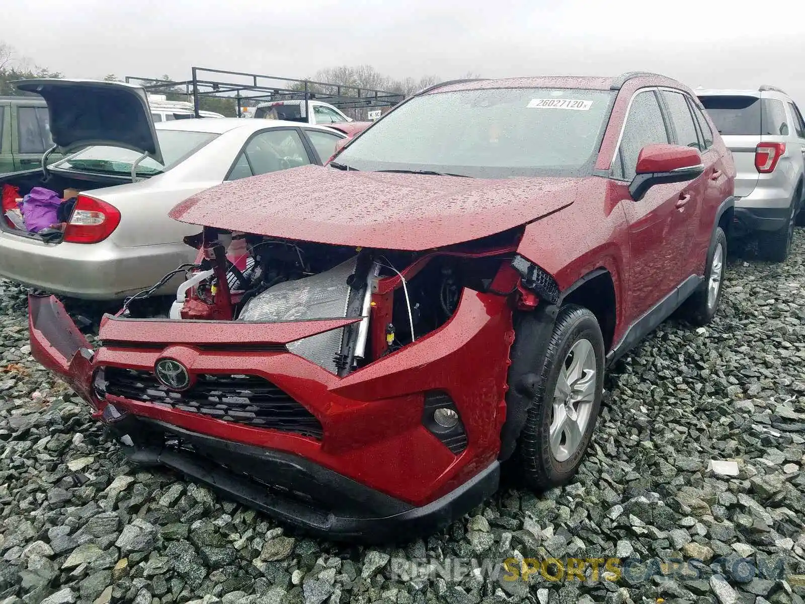 2 Фотография поврежденного автомобиля 2T3P1RFVXKC031680 TOYOTA RAV4 2019