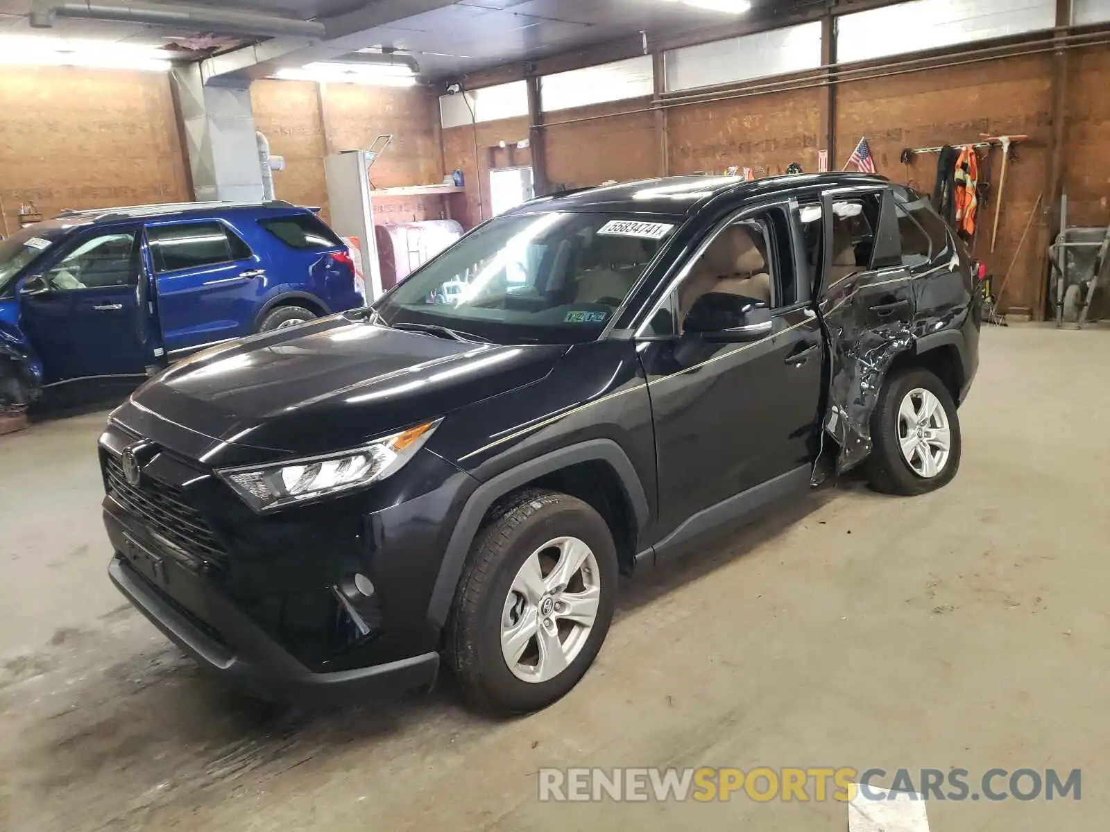 2 Photograph of a damaged car 2T3P1RFVXKC040296 TOYOTA RAV4 2019