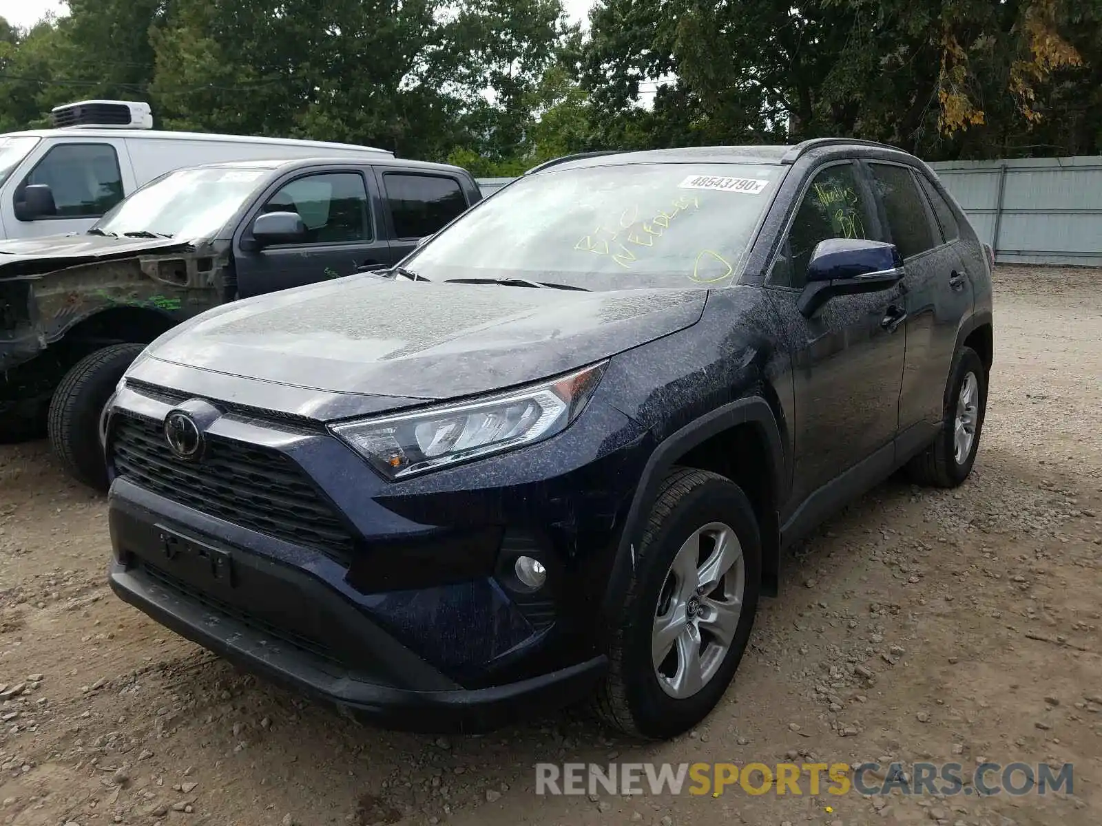 2 Фотография поврежденного автомобиля 2T3P1RFVXKC042971 TOYOTA RAV4 2019