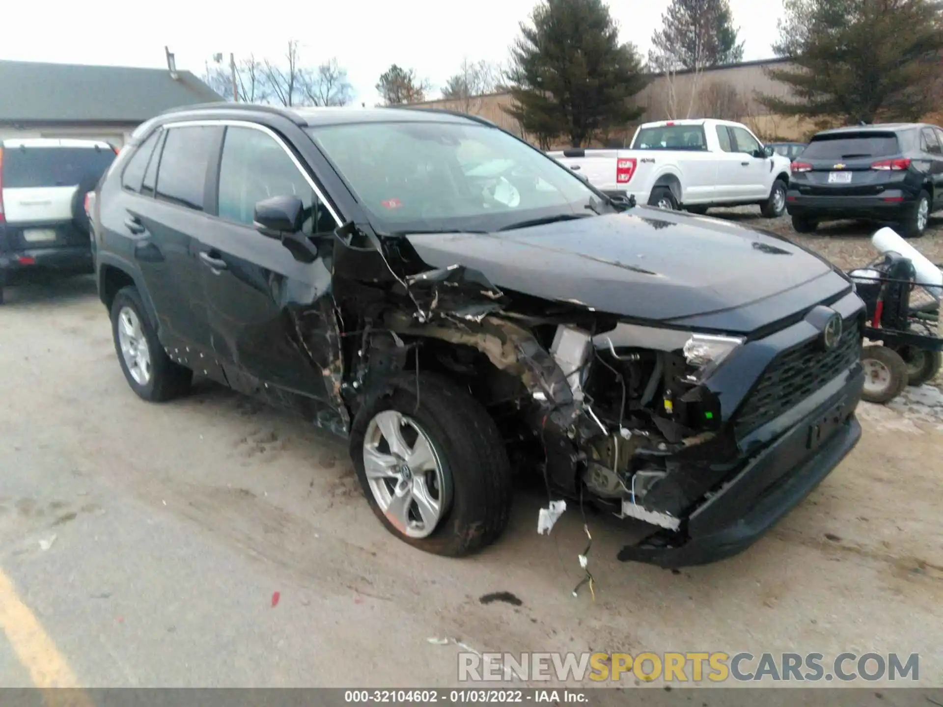 1 Photograph of a damaged car 2T3P1RFVXKC049063 TOYOTA RAV4 2019