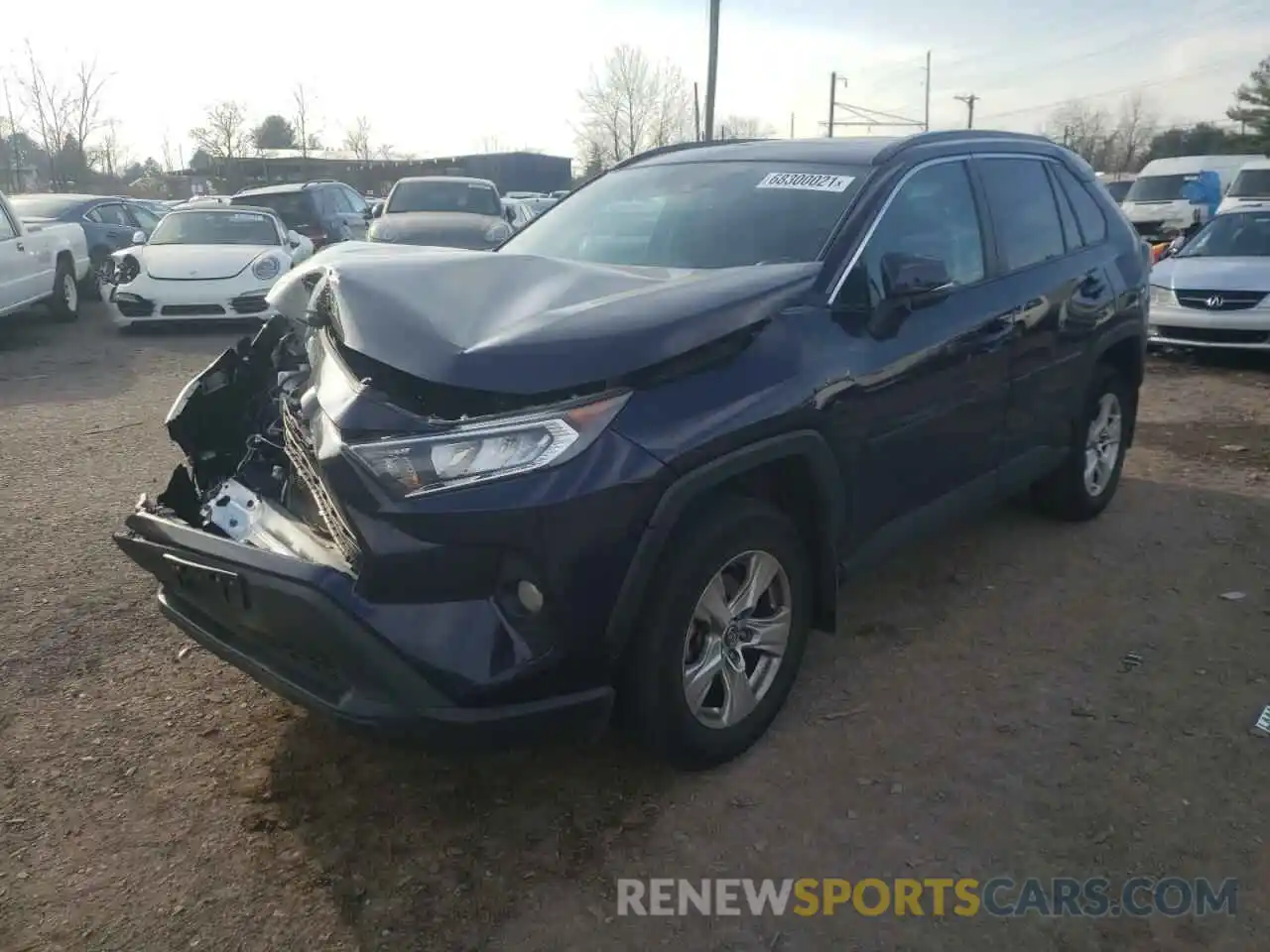 2 Фотография поврежденного автомобиля 2T3P1RFVXKC052920 TOYOTA RAV4 2019