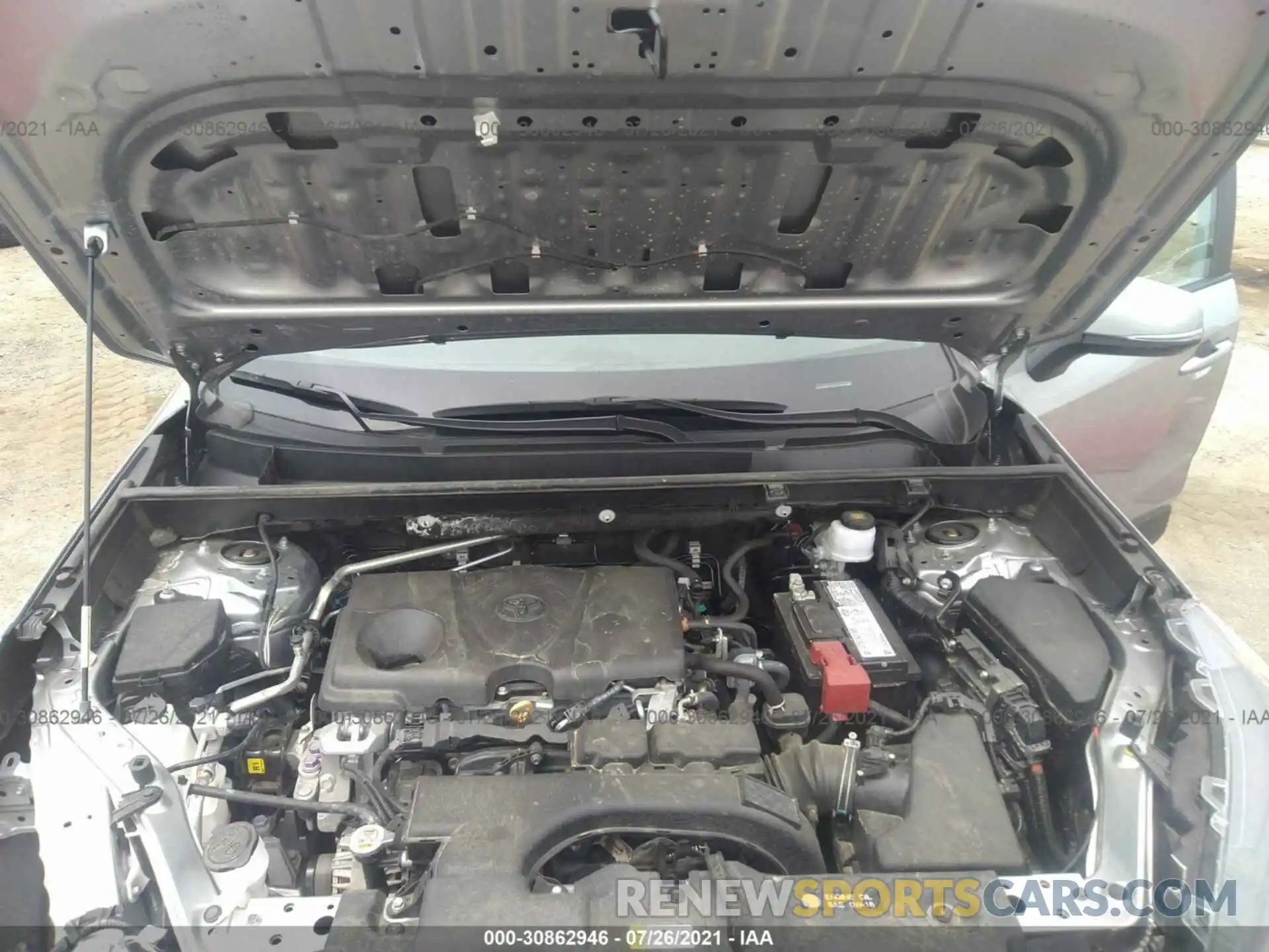 10 Фотография поврежденного автомобиля 2T3P1RFVXKC055901 TOYOTA RAV4 2019