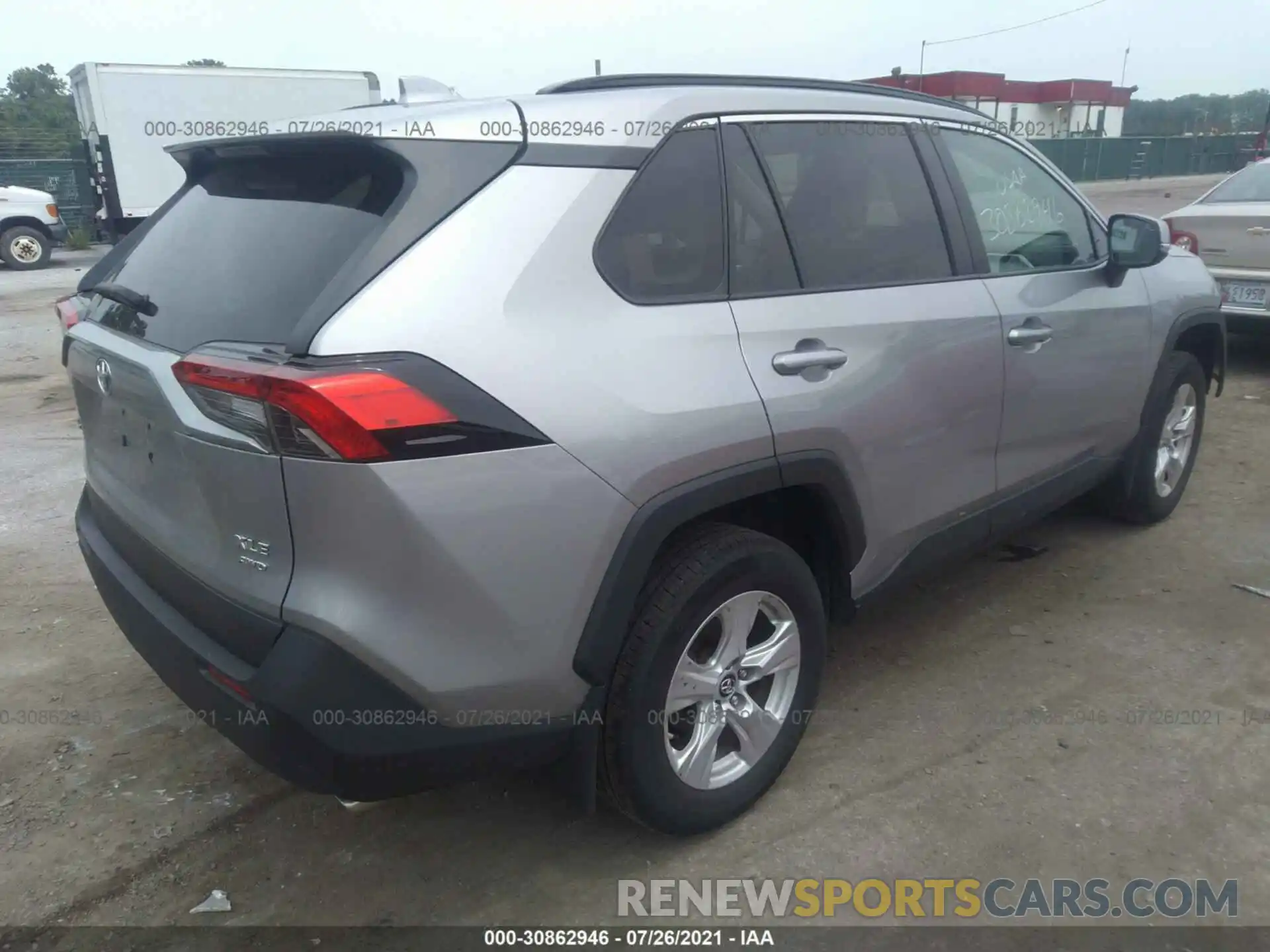 4 Photograph of a damaged car 2T3P1RFVXKC055901 TOYOTA RAV4 2019