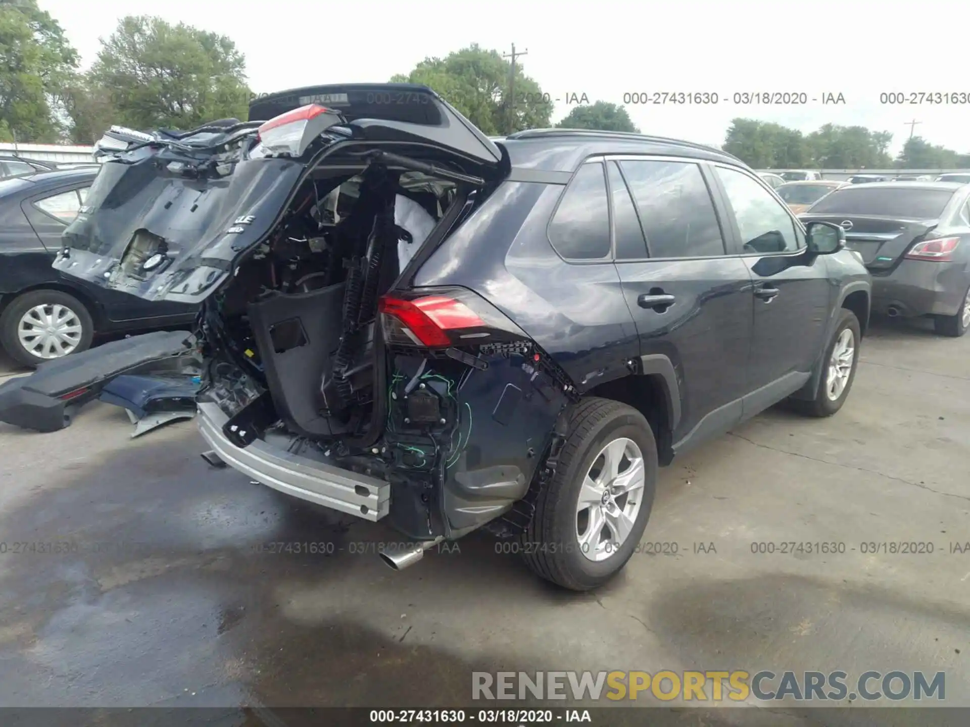 4 Фотография поврежденного автомобиля 2T3P1RFVXKC055915 TOYOTA RAV4 2019