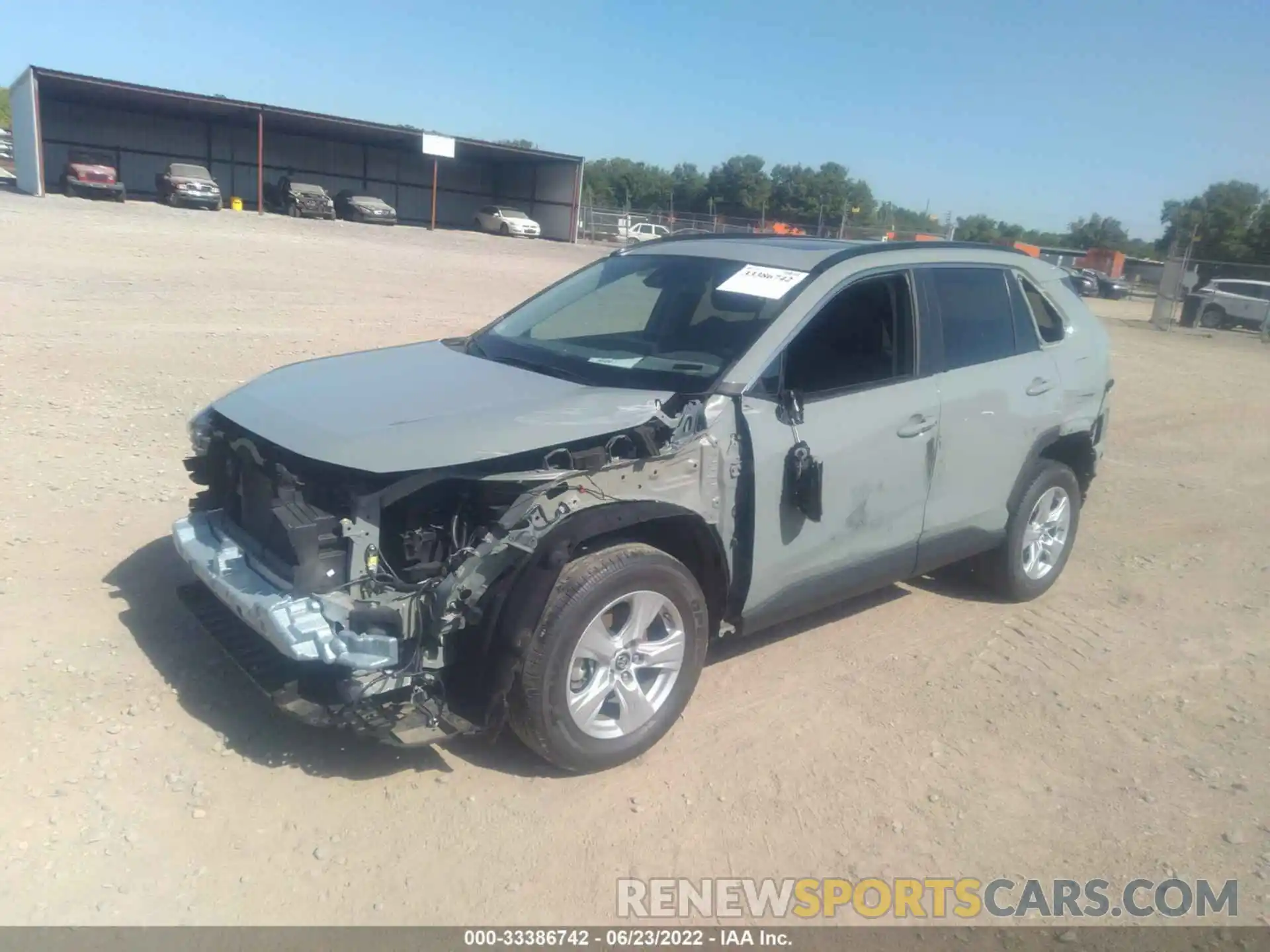 2 Photograph of a damaged car 2T3P1RFVXKW021763 TOYOTA RAV4 2019