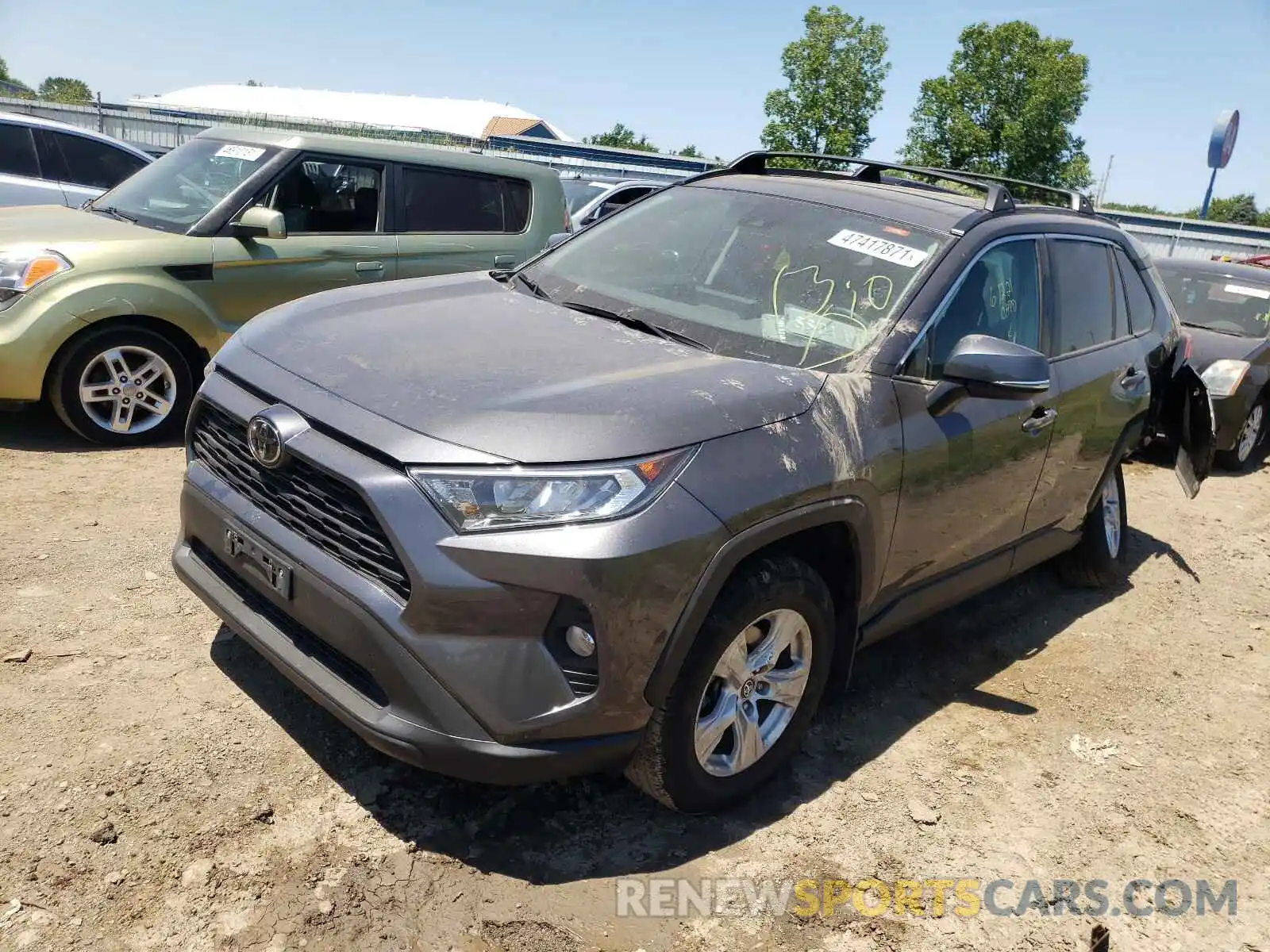 2 Фотография поврежденного автомобиля 2T3P1RFVXKW037851 TOYOTA RAV4 2019