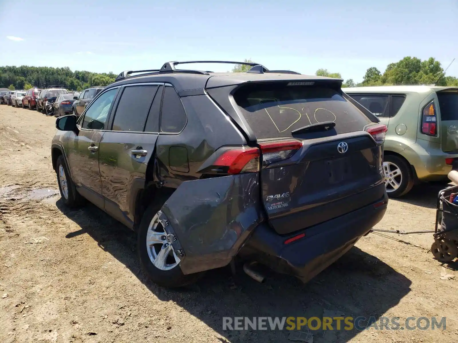 3 Photograph of a damaged car 2T3P1RFVXKW037851 TOYOTA RAV4 2019