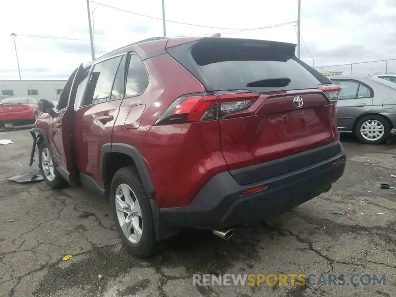 3 Фотография поврежденного автомобиля 2T3P1RFVXKW038661 TOYOTA RAV4 2019