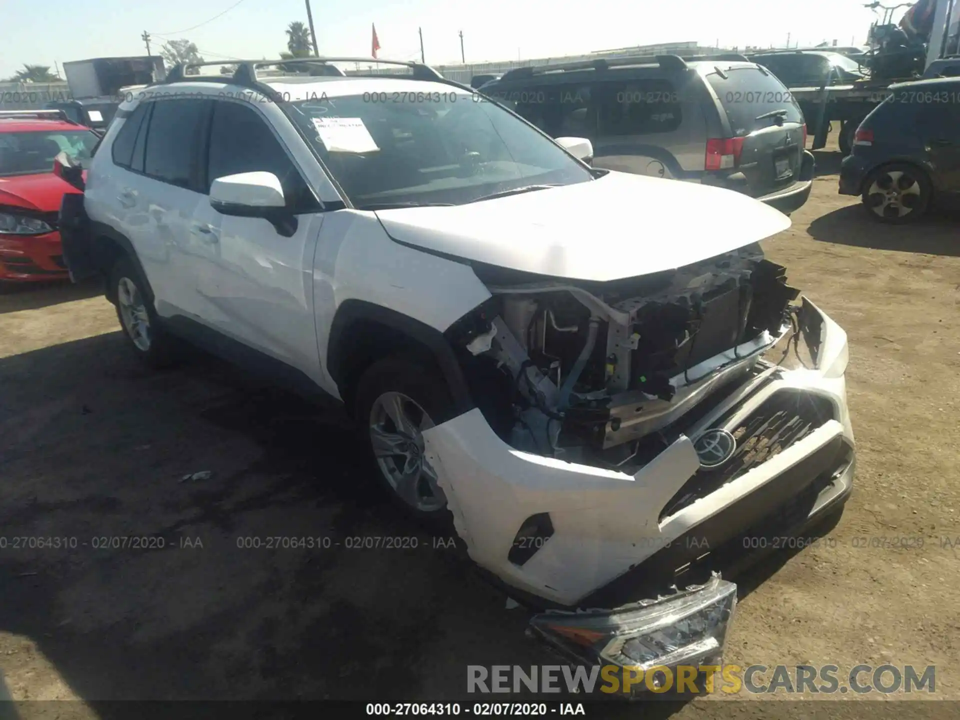 1 Фотография поврежденного автомобиля 2T3P1RFVXKW049076 TOYOTA RAV4 2019