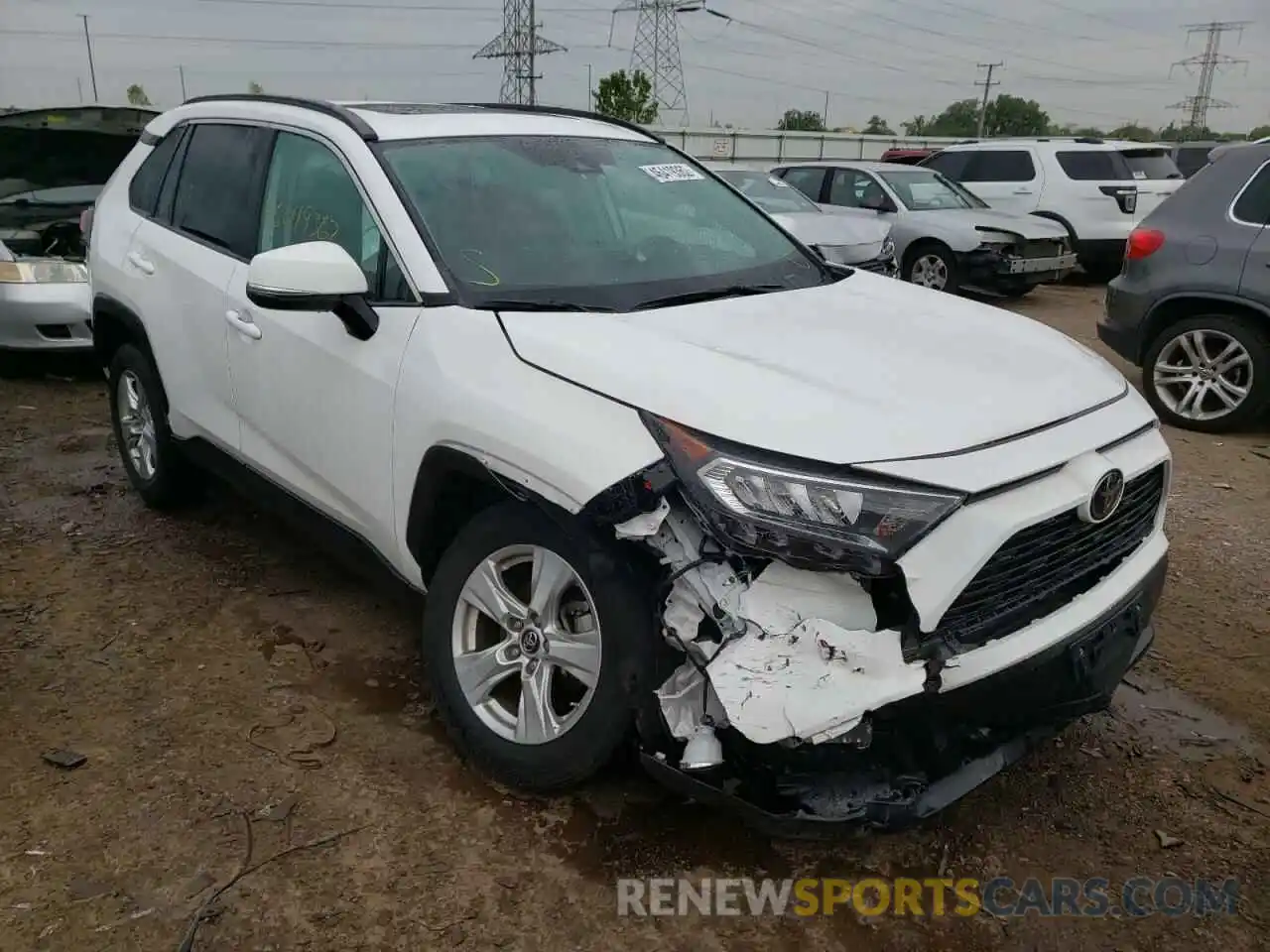 1 Photograph of a damaged car 2T3P1RFVXKW050678 TOYOTA RAV4 2019