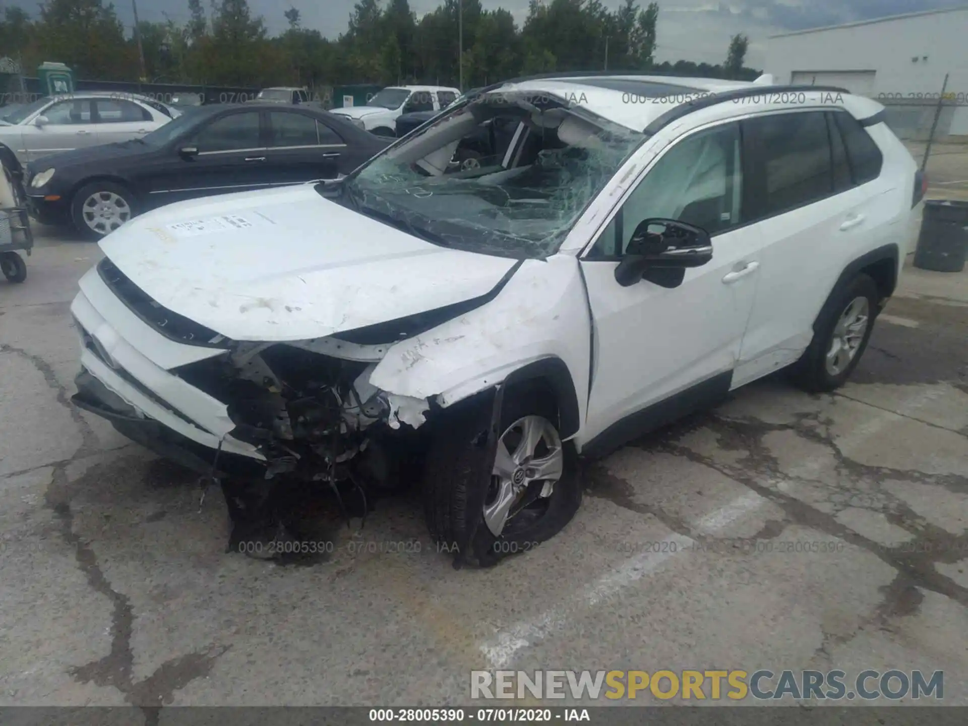 2 Photograph of a damaged car 2T3P1RFVXKW052849 TOYOTA RAV4 2019