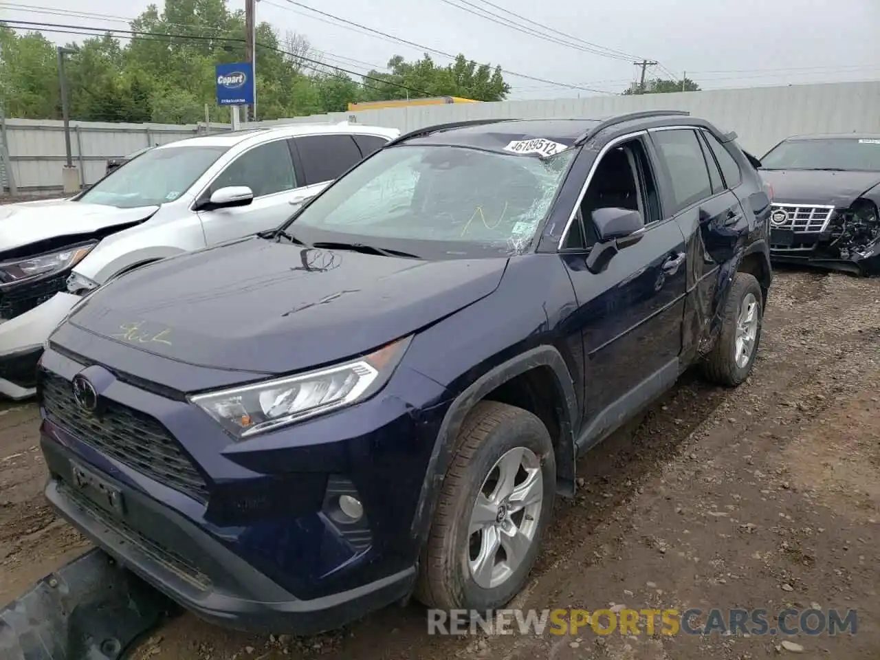 9 Фотография поврежденного автомобиля 2T3P1RFVXKW060921 TOYOTA RAV4 2019