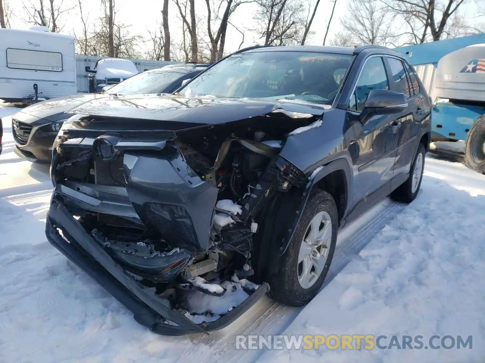 2 Photograph of a damaged car 2T3P1RFVXKW066069 TOYOTA RAV4 2019