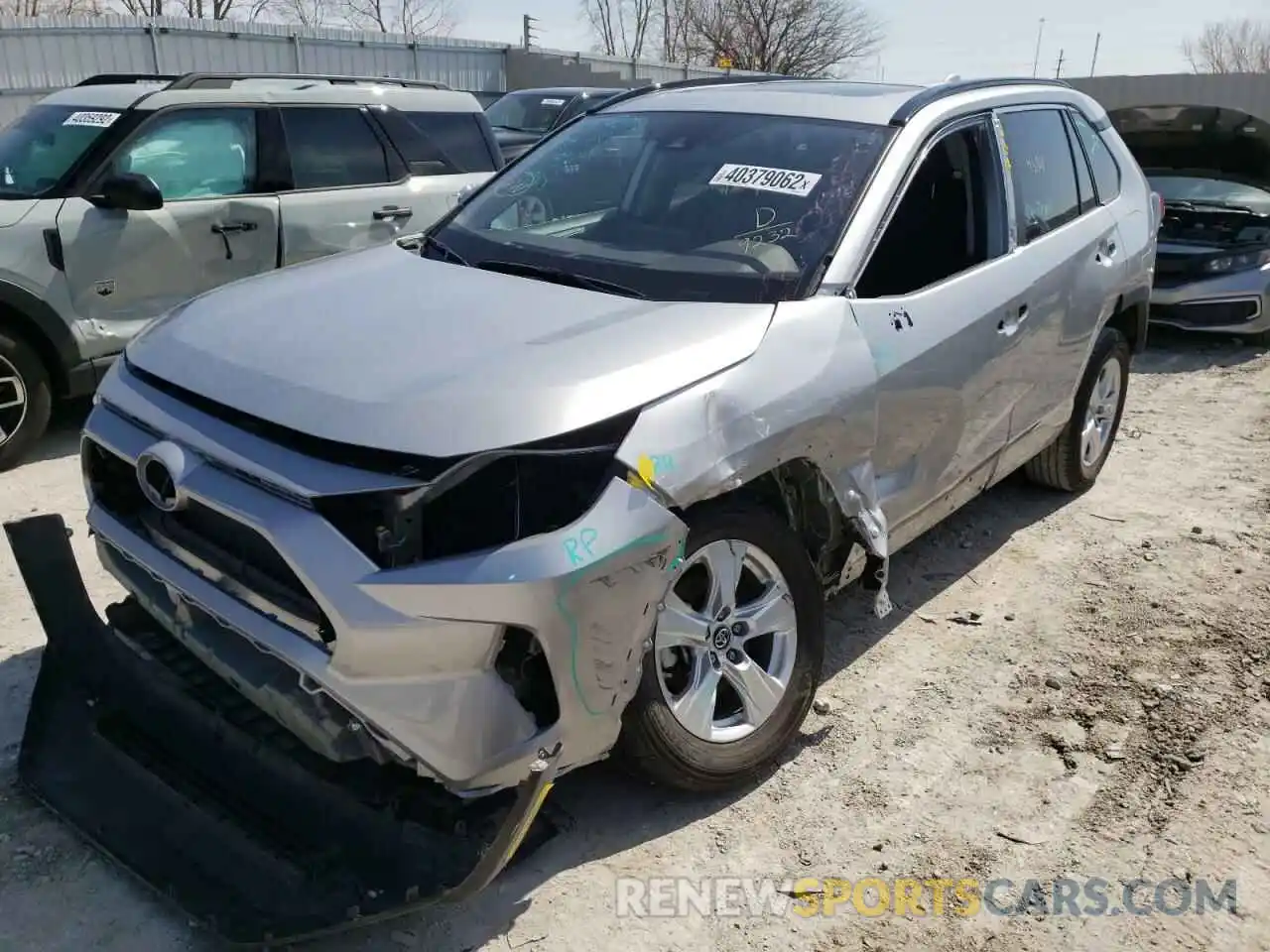 2 Фотография поврежденного автомобиля 2T3P1RFVXKW069232 TOYOTA RAV4 2019