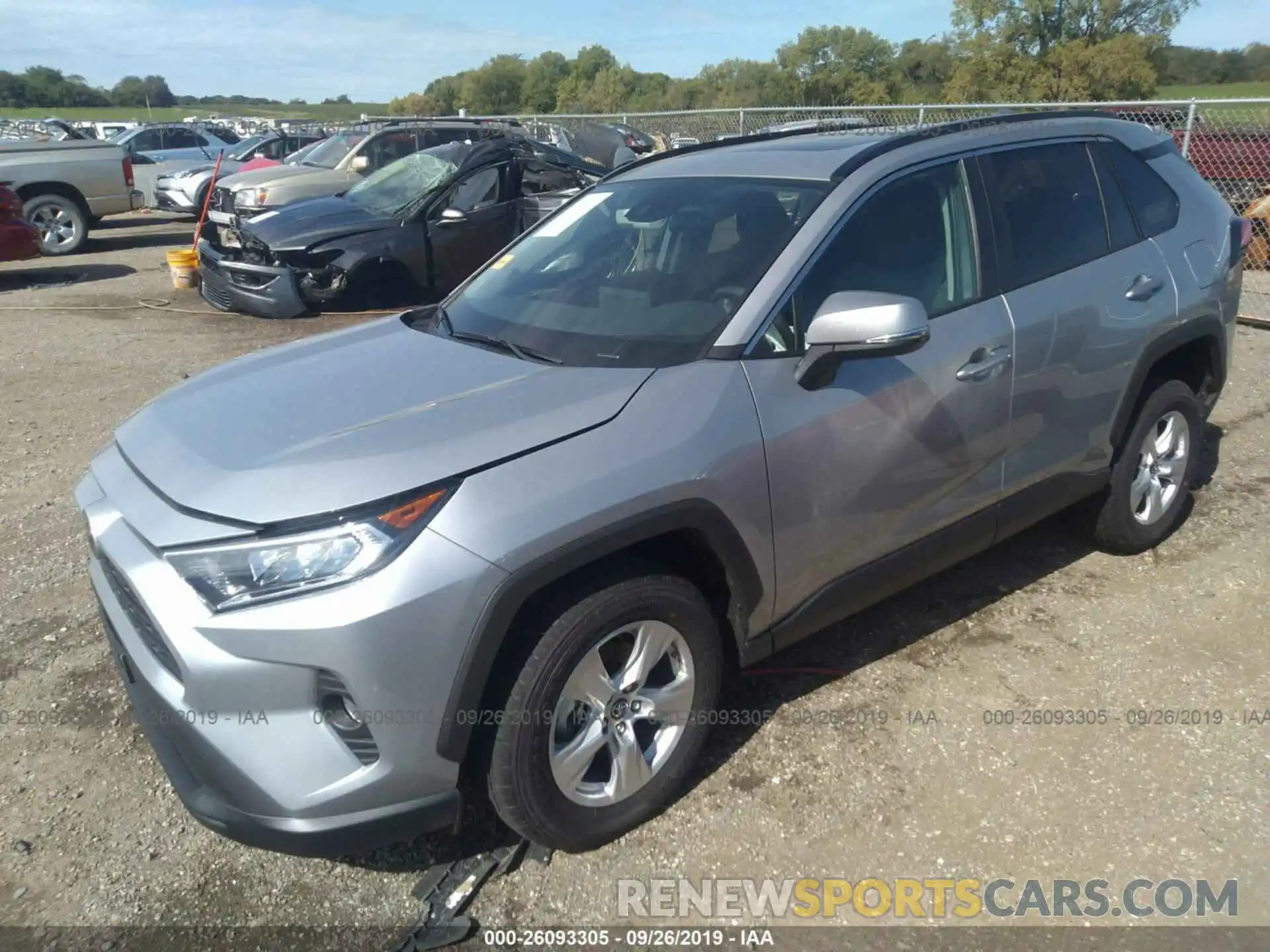 2 Фотография поврежденного автомобиля 2T3P1RFVXKW069859 TOYOTA RAV4 2019