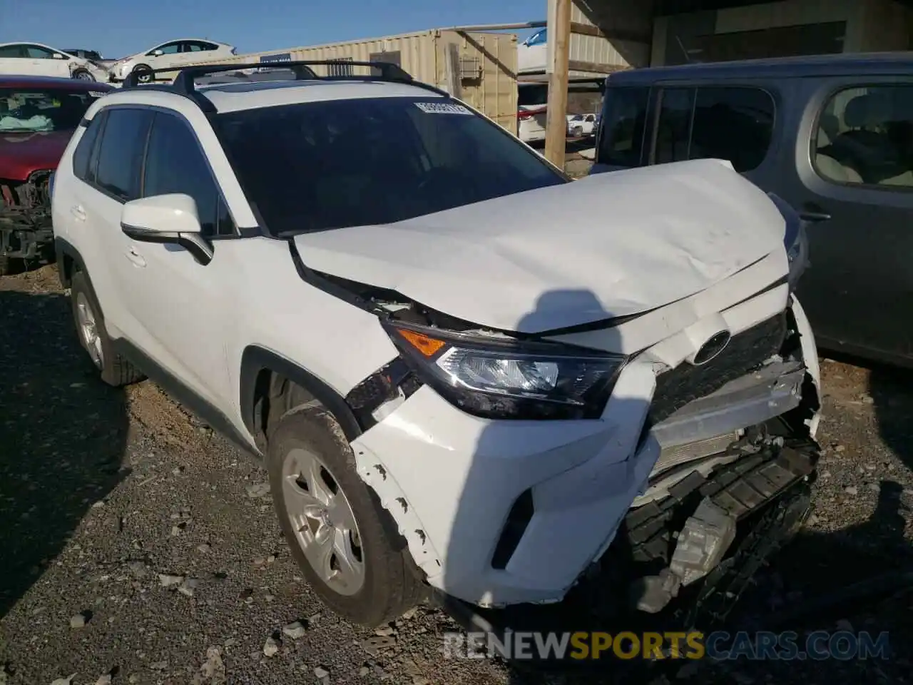 1 Photograph of a damaged car 2T3P1RFVXKW072955 TOYOTA RAV4 2019