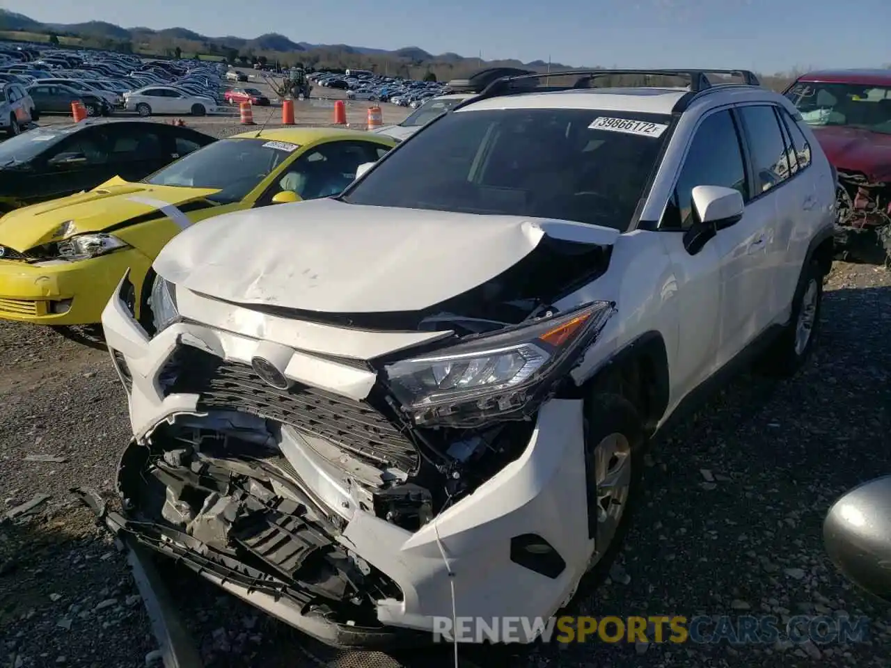 2 Photograph of a damaged car 2T3P1RFVXKW072955 TOYOTA RAV4 2019