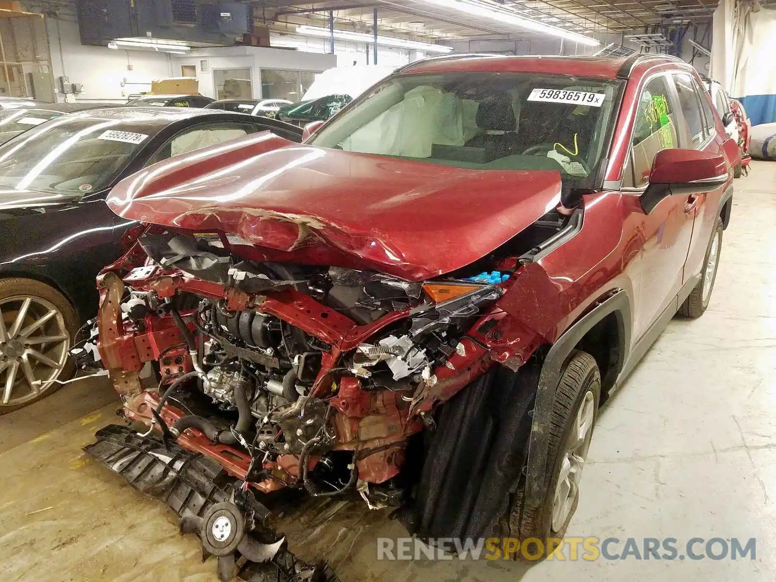 2 Photograph of a damaged car 2T3P1RFVXKW079078 TOYOTA RAV4 2019