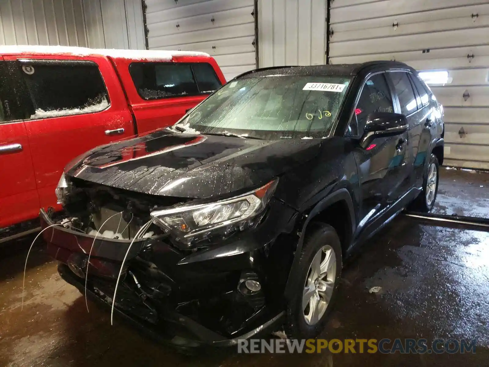 2 Фотография поврежденного автомобиля 2T3P1RFVXKW080389 TOYOTA RAV4 2019