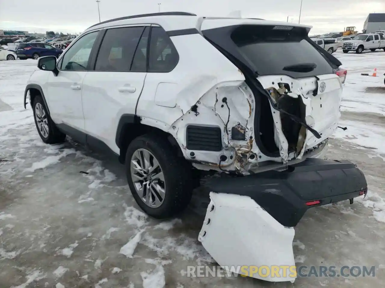 3 Photograph of a damaged car 2T3R1RFV2KC033335 TOYOTA RAV4 2019