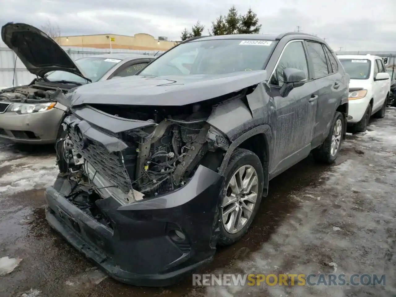 2 Photograph of a damaged car 2T3R1RFV2KW049260 TOYOTA RAV4 2019