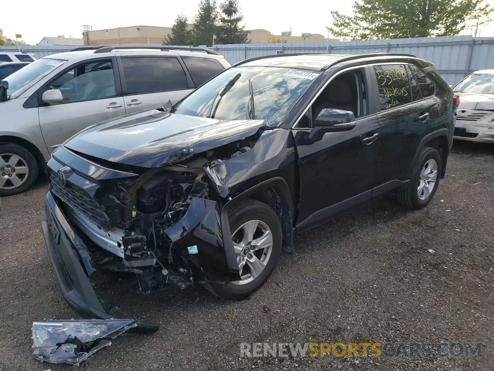 2 Photograph of a damaged car 2T3R1RFV2KW070741 TOYOTA RAV4 2019