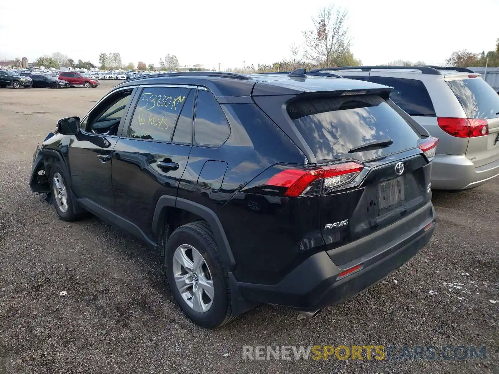 3 Фотография поврежденного автомобиля 2T3R1RFV2KW070741 TOYOTA RAV4 2019