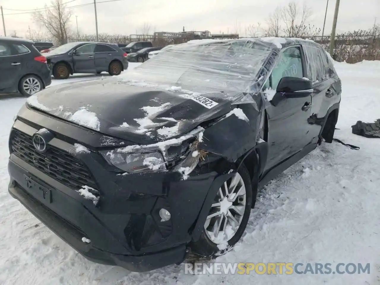 2 Фотография поврежденного автомобиля 2T3R1RFV3KW043208 TOYOTA RAV4 2019