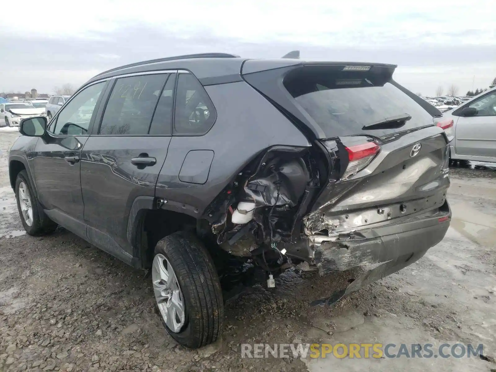 3 Photograph of a damaged car 2T3R1RFV4KC030484 TOYOTA RAV4 2019