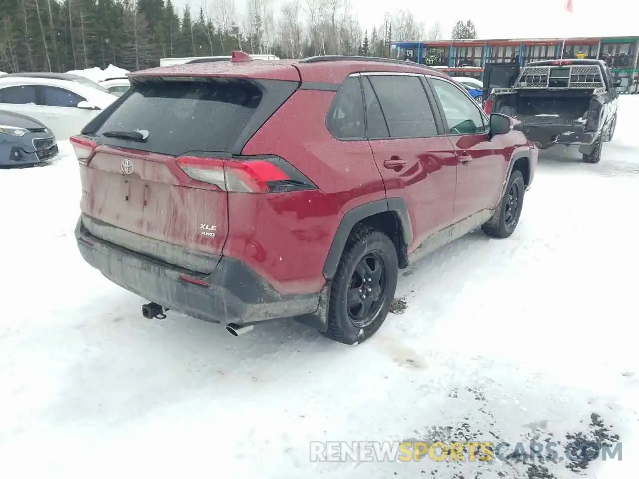 4 Фотография поврежденного автомобиля 2T3R1RFV4KW059501 TOYOTA RAV4 2019