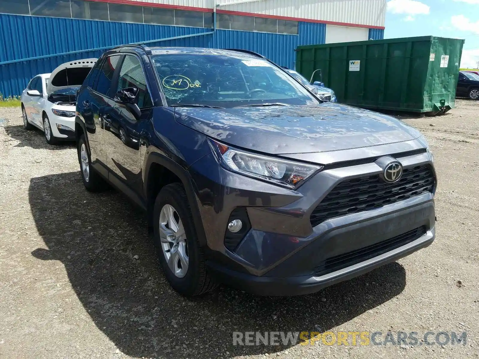 1 Photograph of a damaged car 2T3R1RFV6KC035993 TOYOTA RAV4 2019