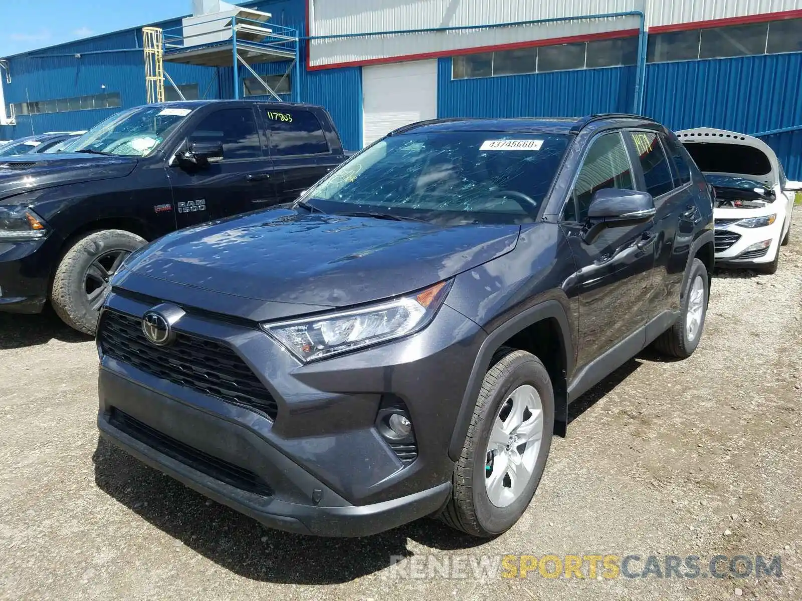 2 Photograph of a damaged car 2T3R1RFV6KC035993 TOYOTA RAV4 2019