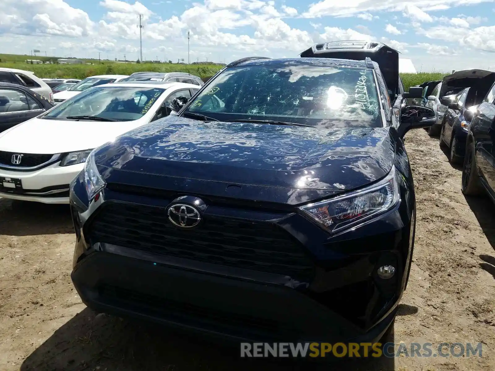 9 Фотография поврежденного автомобиля 2T3R1RFV7KW013662 TOYOTA RAV4 2019