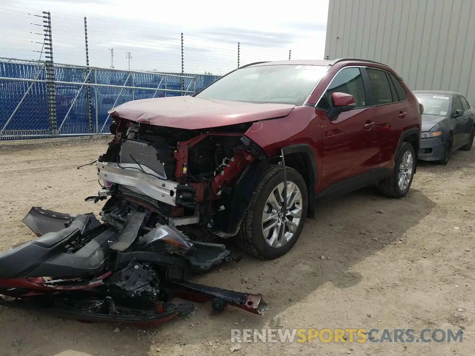 2 Photograph of a damaged car 2T3R1RFV8KW066127 TOYOTA RAV4 2019