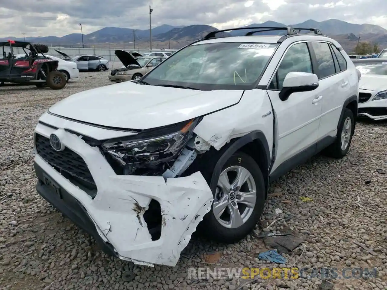 2 Фотография поврежденного автомобиля 2T3RWRFV0KW016520 TOYOTA RAV4 2019