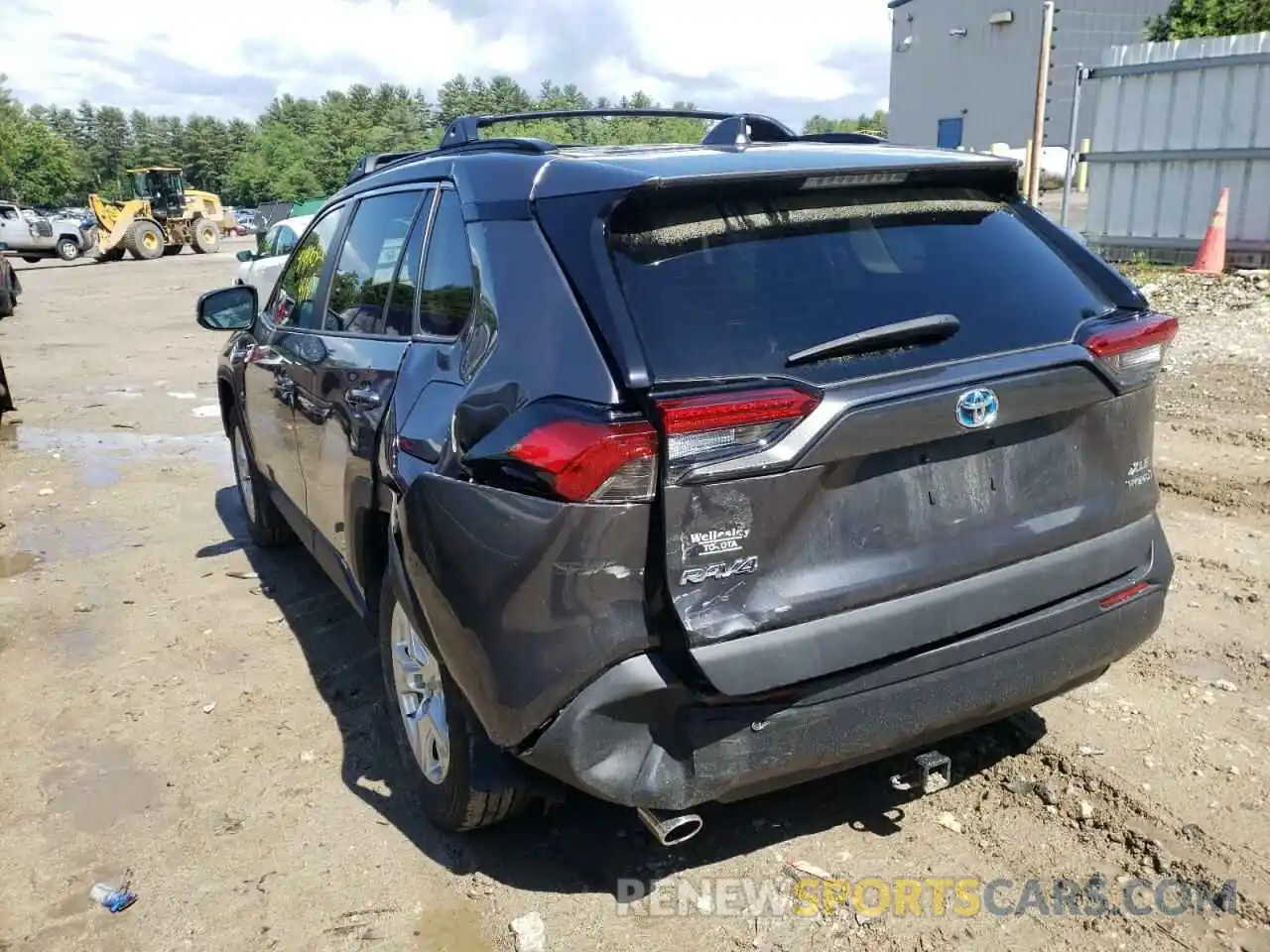 3 Фотография поврежденного автомобиля 2T3RWRFV0KW019403 TOYOTA RAV4 2019