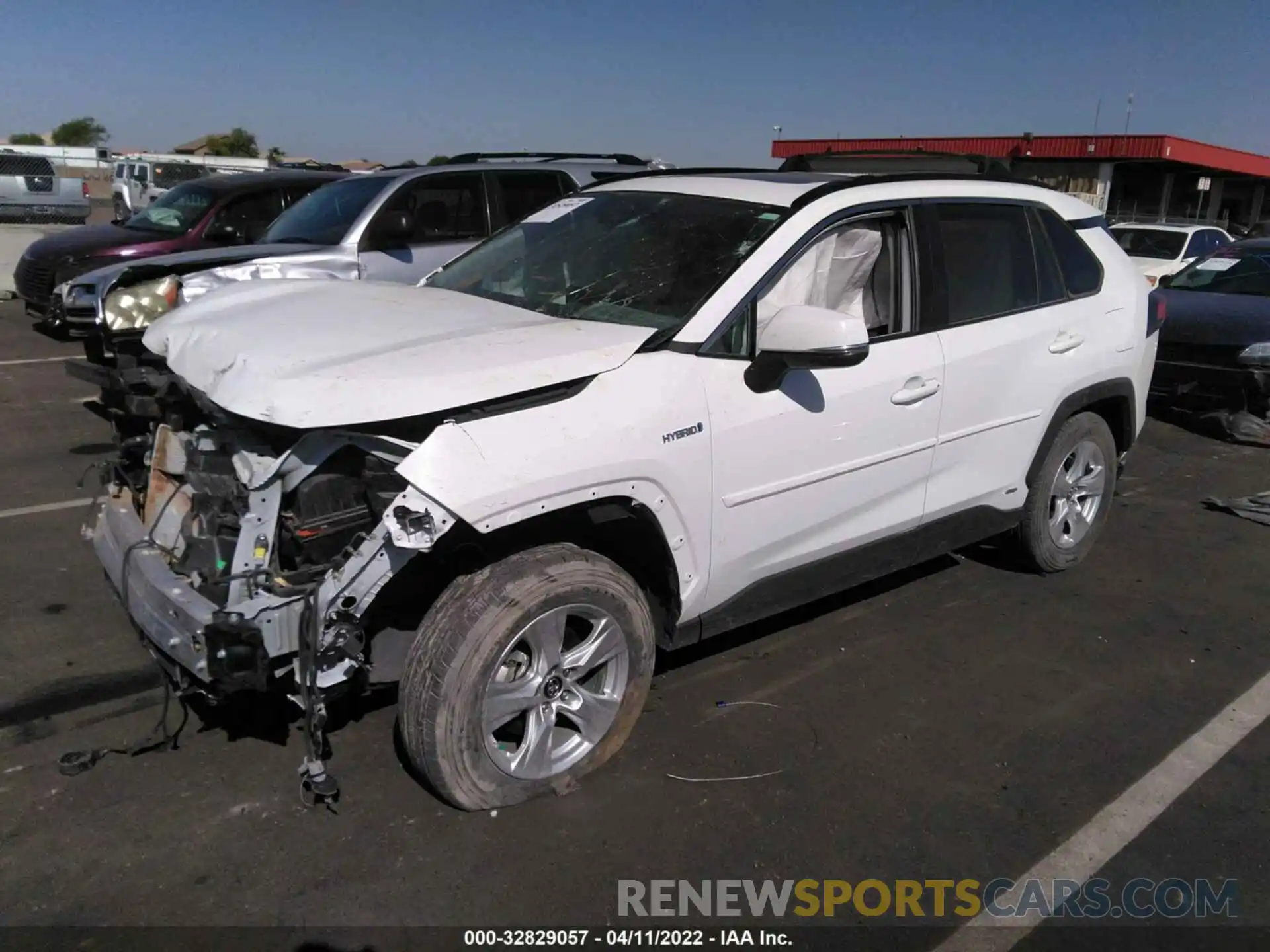 2 Фотография поврежденного автомобиля 2T3RWRFV0KW021037 TOYOTA RAV4 2019